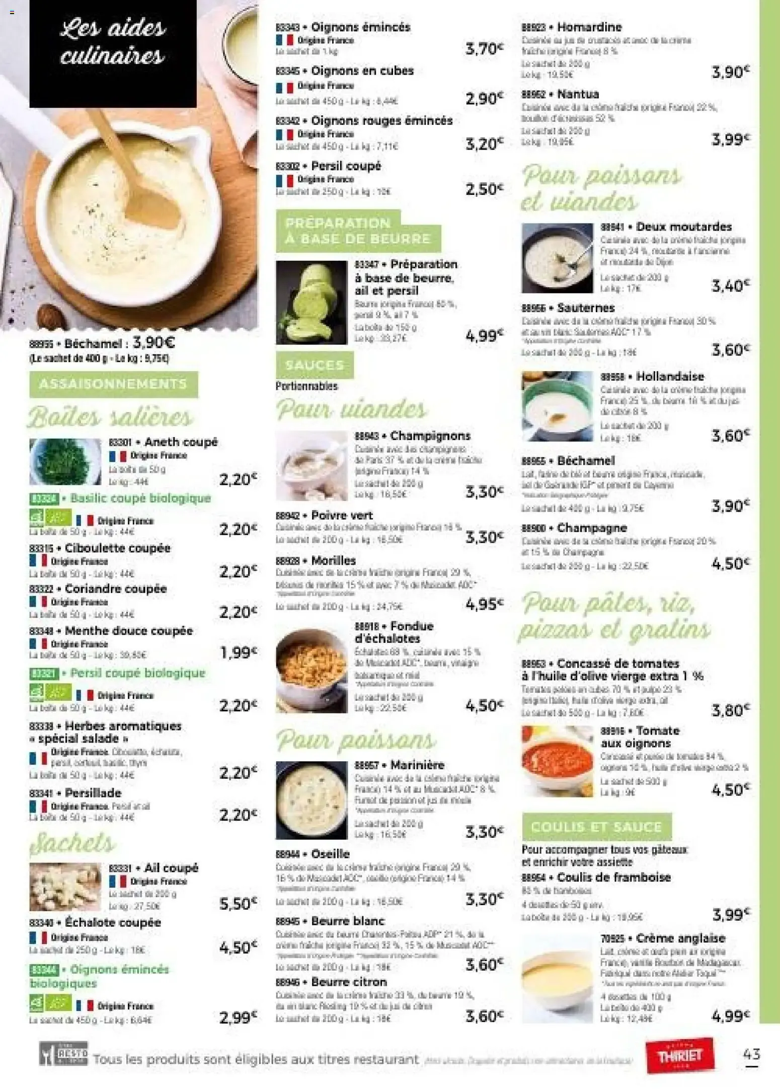 Un été Gourmand! du 24 juin au 29 septembre 2026 - Catalogue page 46