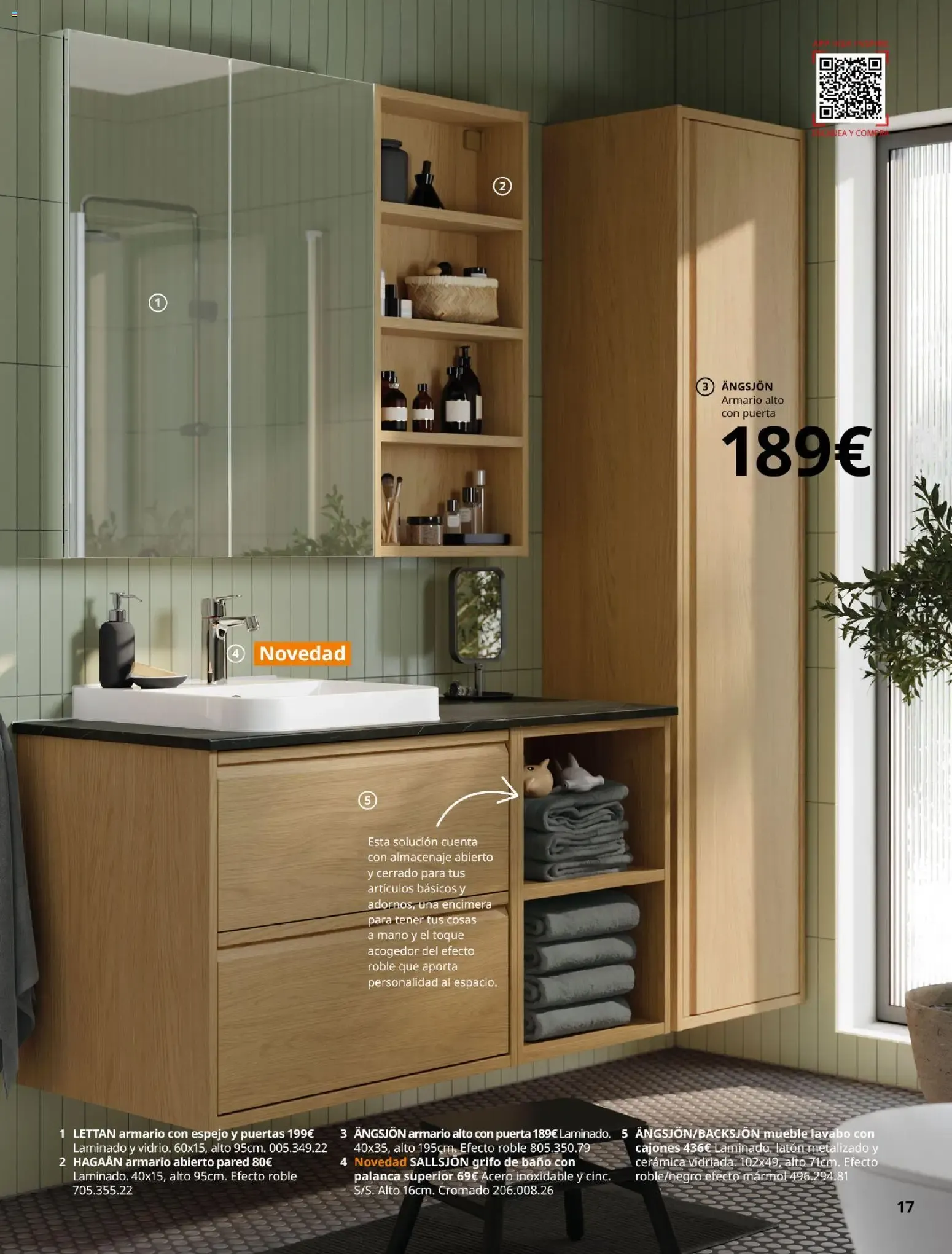 Catálogo de GUÍA DE COMPRA Muebles para el baño 1 de septiembre al 31 de enero 2027 - Página 17