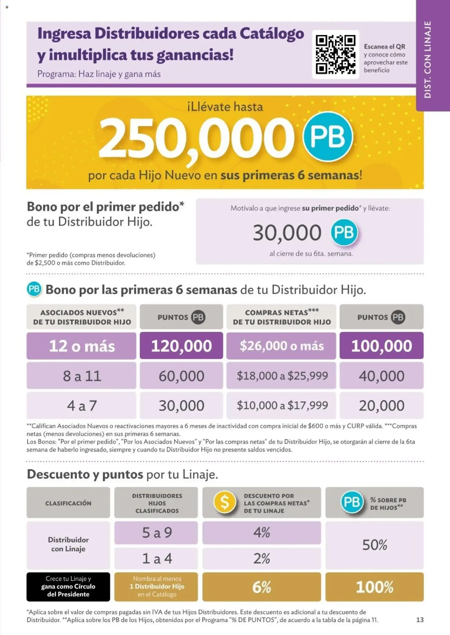 Catálogo de Betterware Programas de Oportunidades para Asociados y Distribuidores 1 de enero al 31 de agosto 2026 - Pagina 13