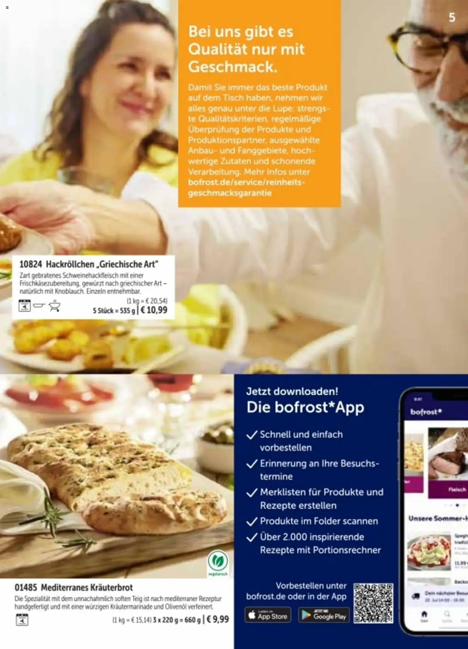 Bofrost Katalog Sommerprogramm (ab 20.04.2026) zum Blättern von 20. April bis 6. September 2026 - Prospekt seite 5