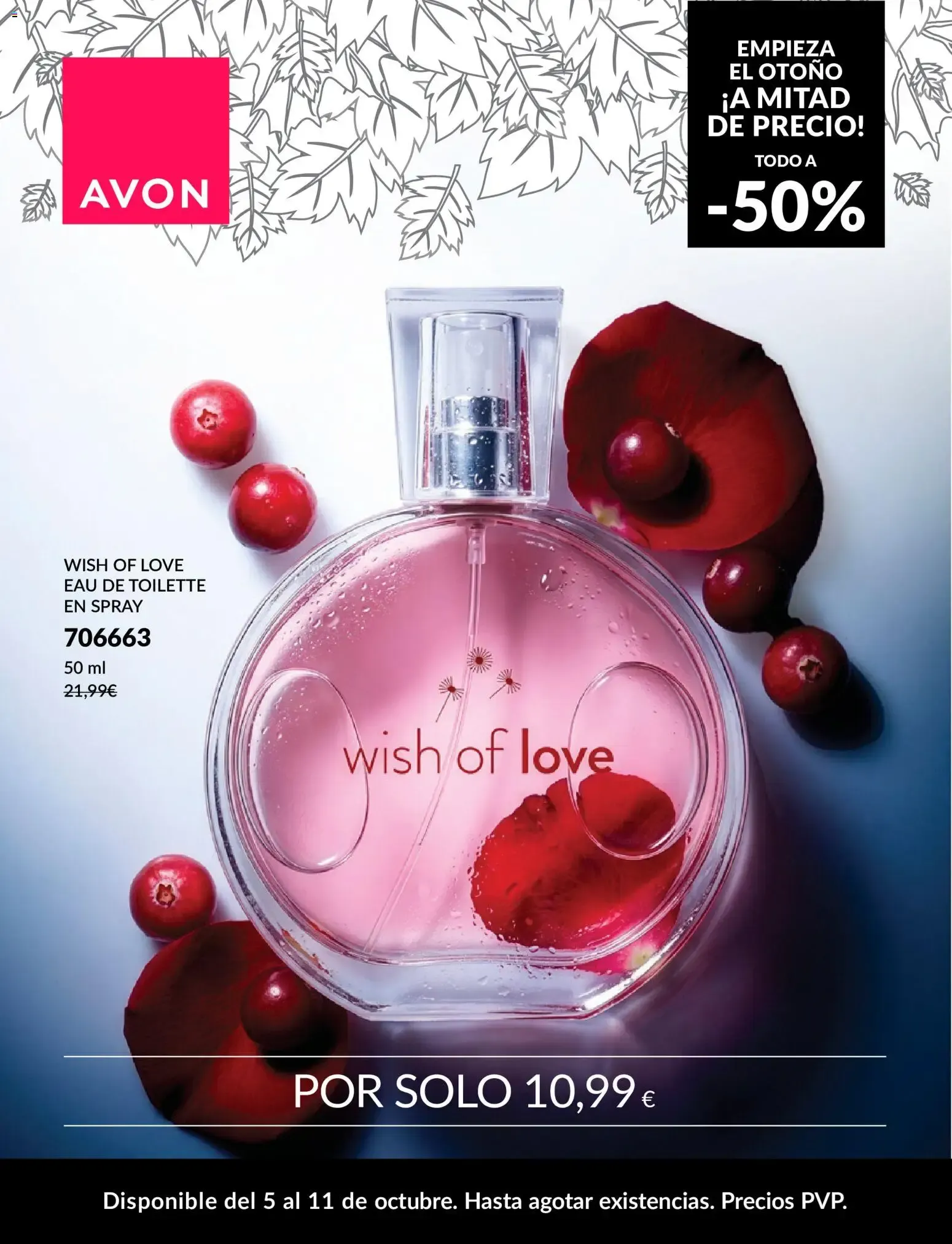Catálogo de Avon: Empieza el otoño a mitad de precio con 50% de descuento 5 de octubre al 11 de octubre 2026 - Página 2