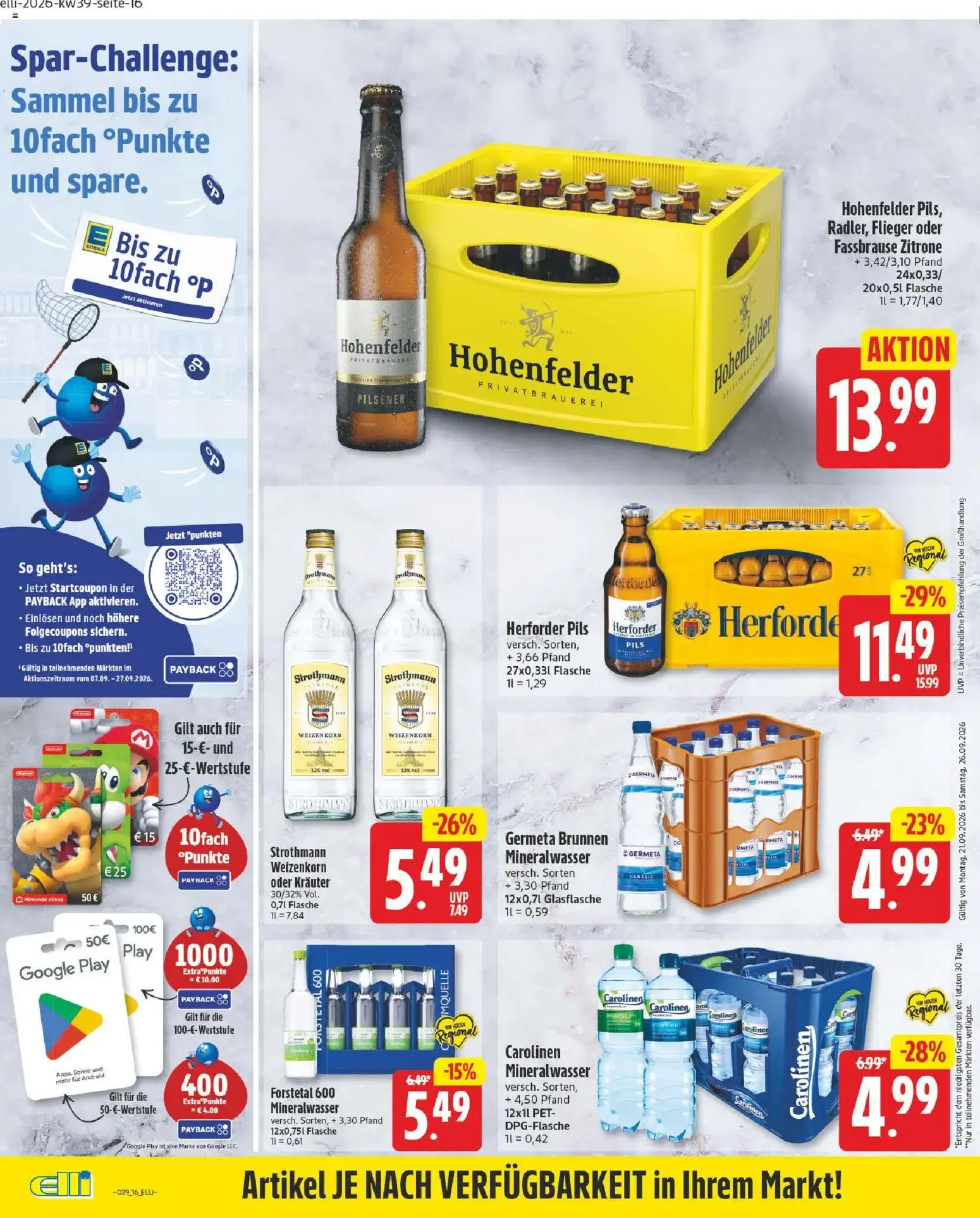 Elli Markt Prospekt vom 21.09.2026 – Angebote online von 21. September bis 26. September 2026 - Prospekt seite 16