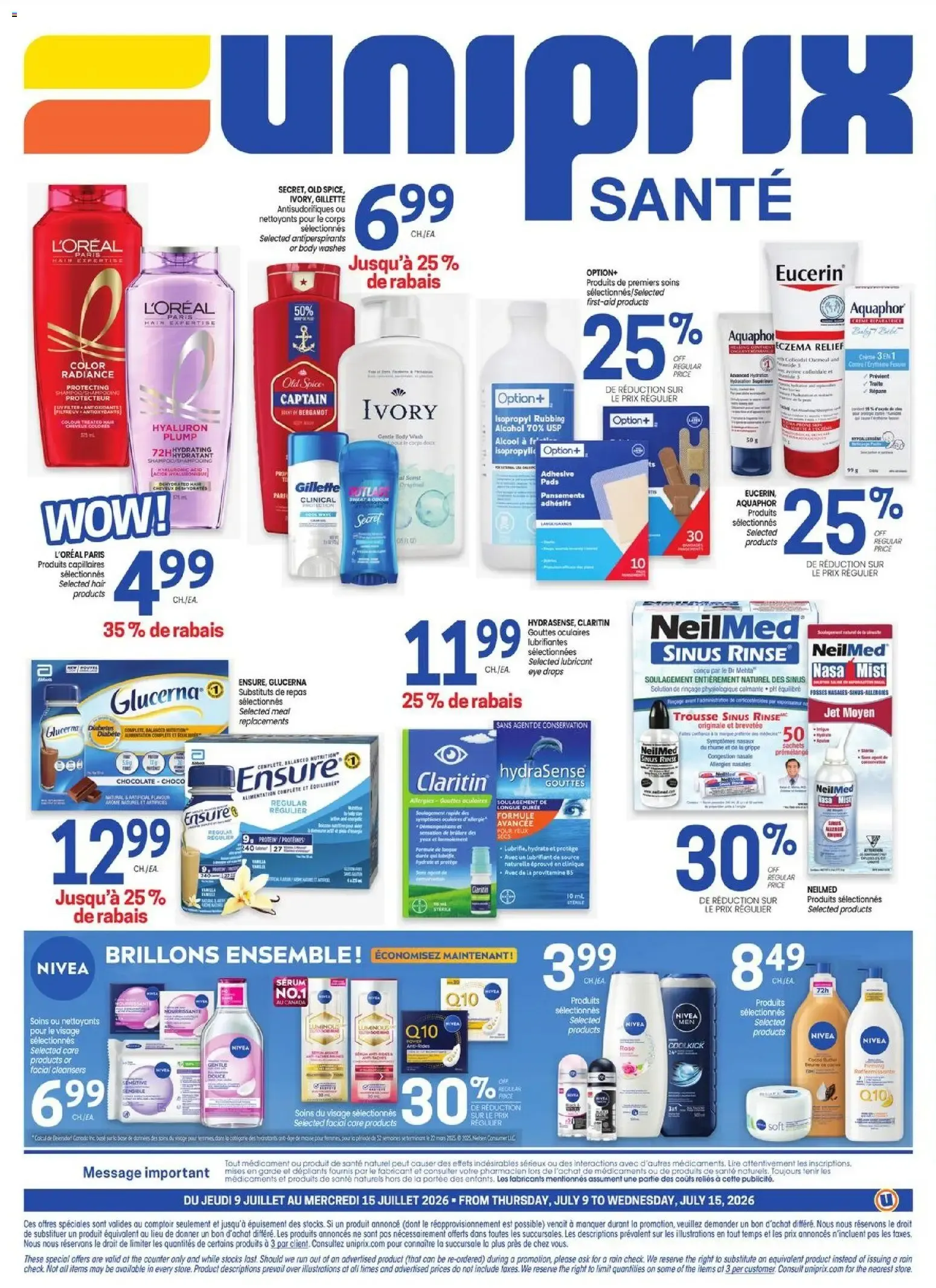Uniprix Santé - Especiales Semanales from July 9 to July 15 2026 - flyer page 4