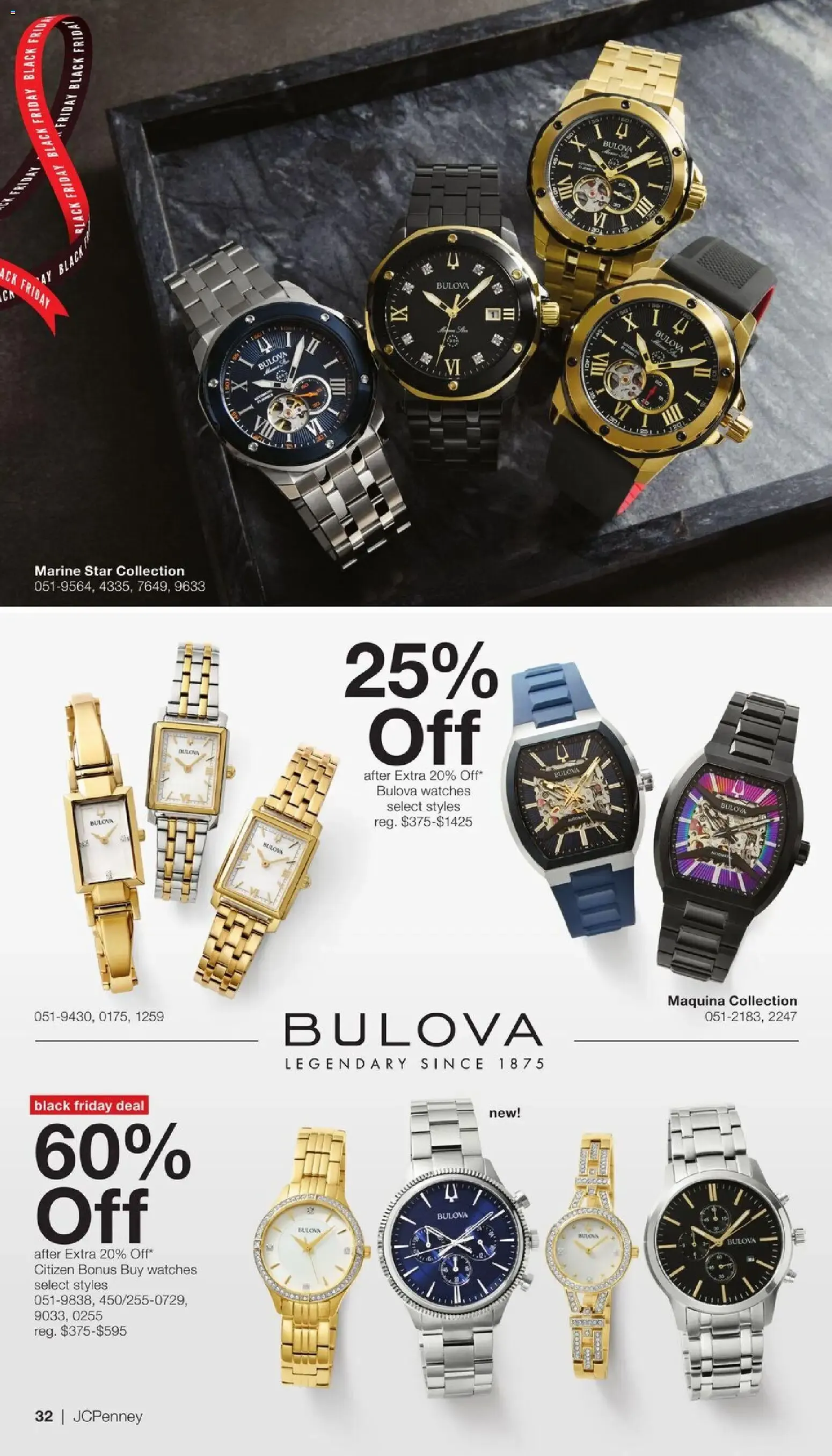 Weekly ad JCPenney Black Friday Early Access Jewelry Deals from October 26 to November 15 2026 - Page 32