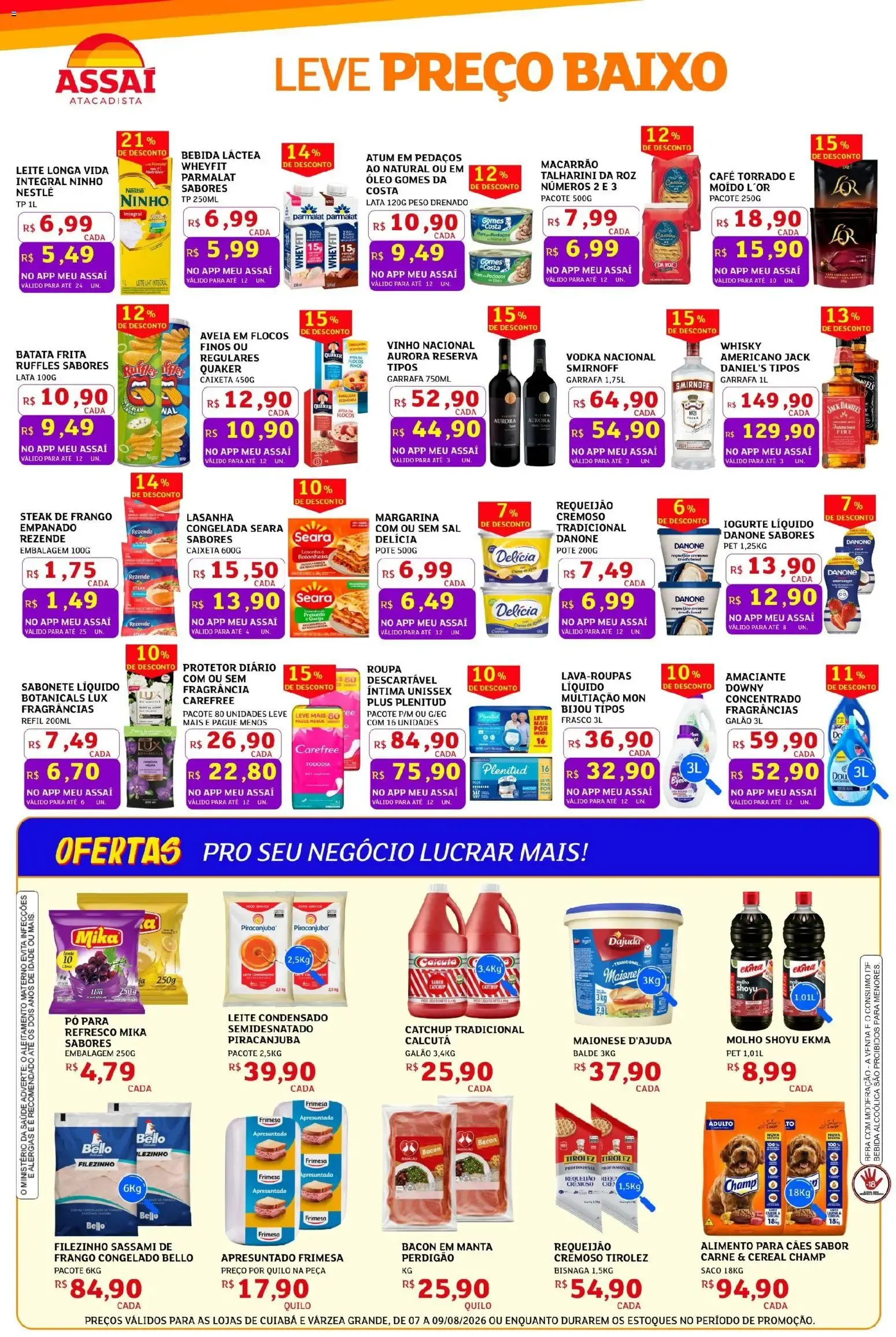 Encarte de Assaí Atacadista ofertas - MT de 07/08/2026 | Promoções Online 7 de agosto até 9 de agosto 2026 - Pagina 2