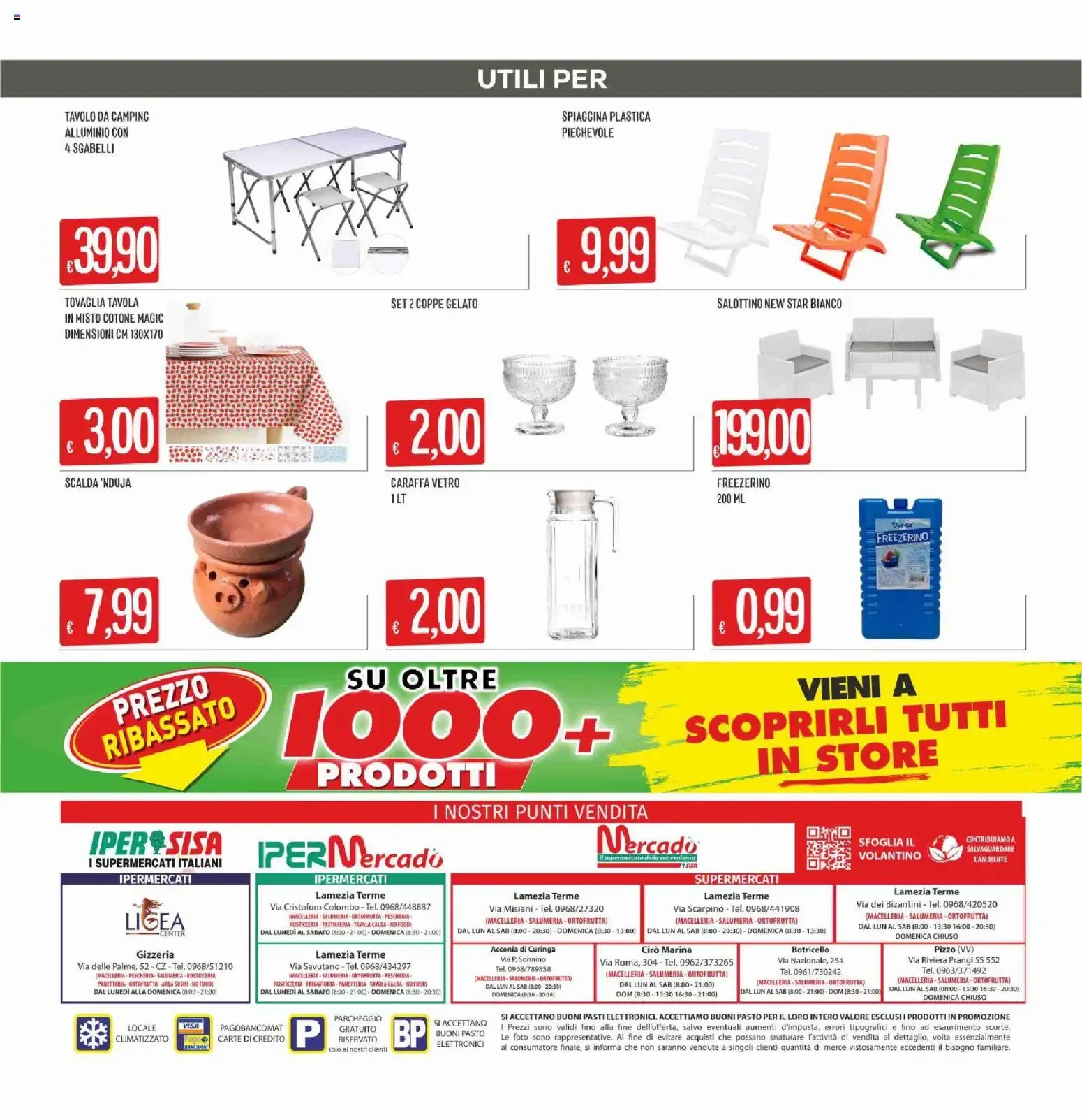 SISA/Mercadò: L'ESTATE DELLA Convenienza da 23 luglio a 5 agosto di 2026 - Pagina del volantino 20