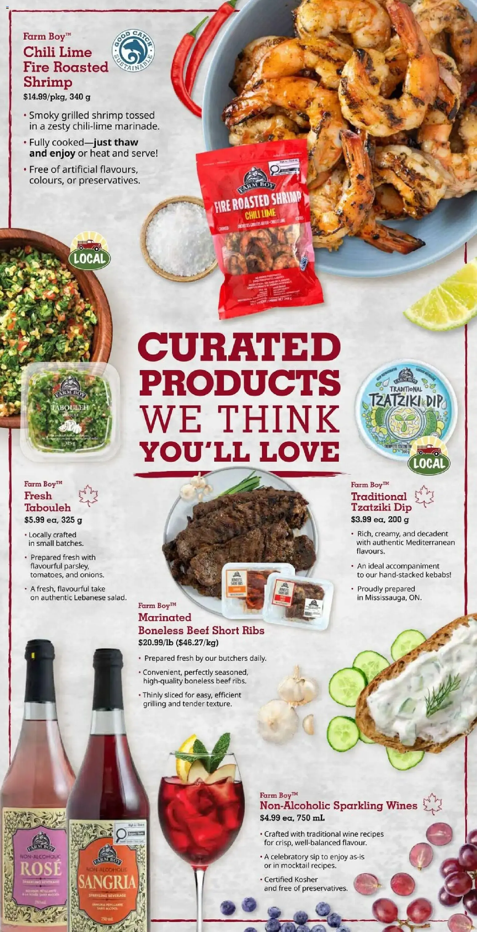 Farm Boy: Local. Fresh. Long Weekend Ready! Especiales vigentes del 30 de julio al 5 de agosto de 2026. from July 30 to August 5 2026 - flyer page 7