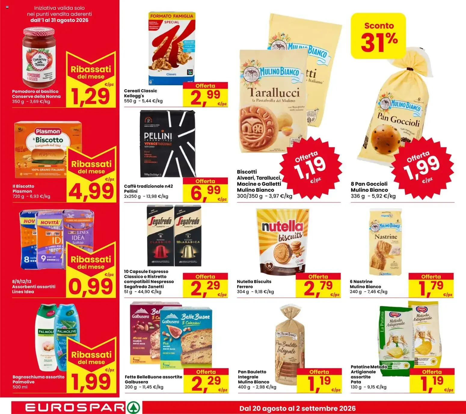 Eurospar: Il gusto del risparmio! da 20 agosto a 2 settembre di 2026 - Pagina del volantino 12