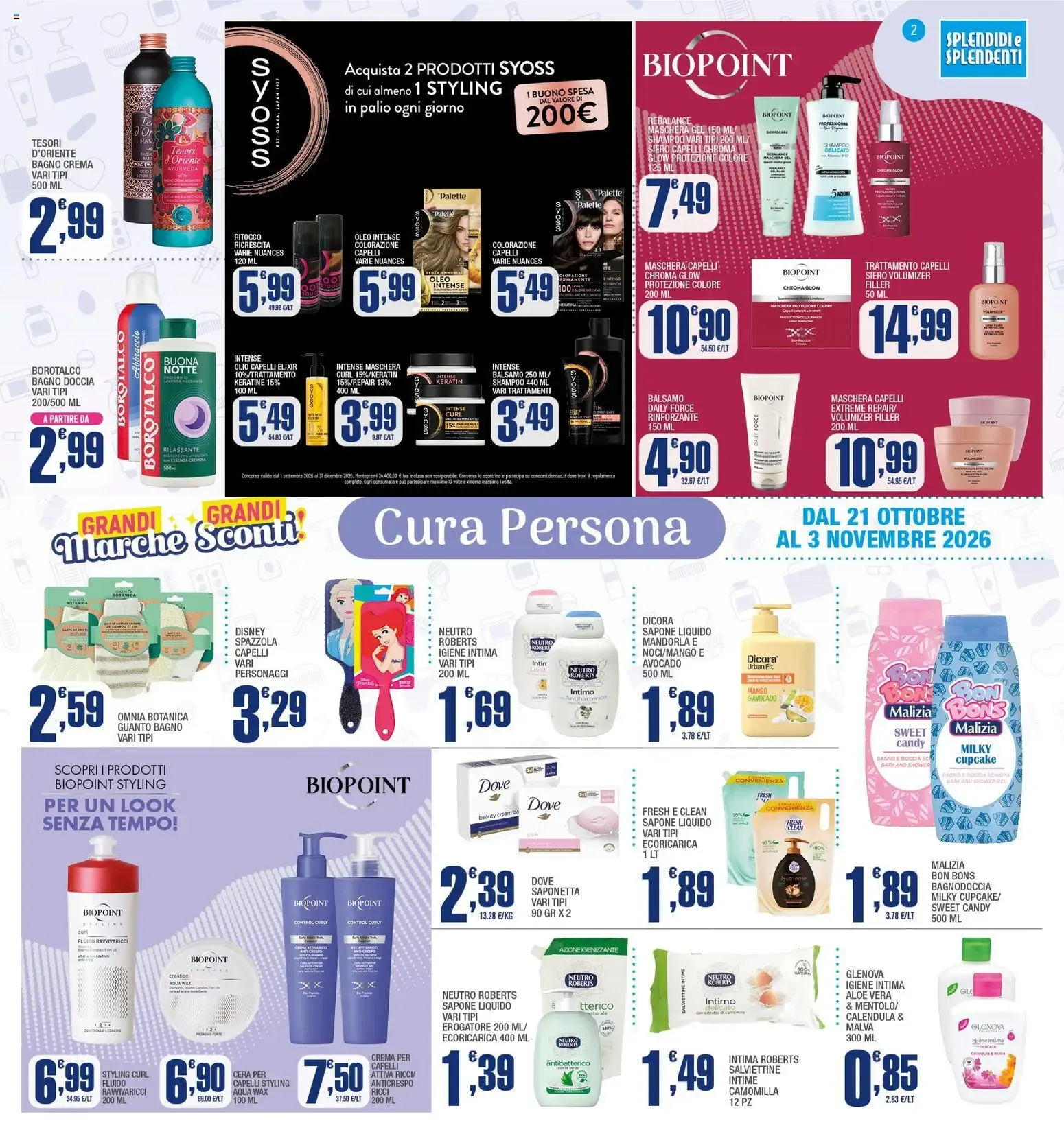 Splendidi e Splendenti volantino dal 21/10/2026 - online Offerte da 21 ottobre a 3 novembre di 2026 - Pagina del volantino 2
