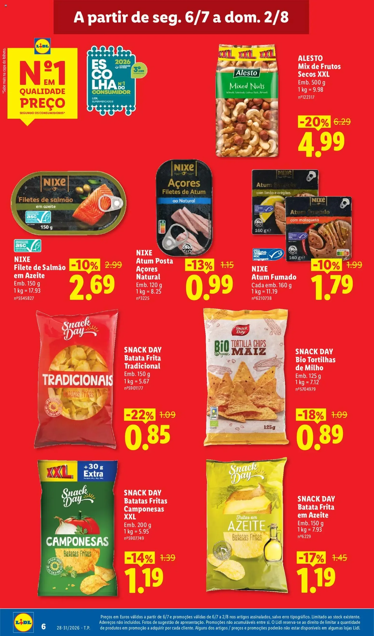 Folheto Lidl: Em julho, baixar ainda mais os preços de 6 de julho até 31 de agosto 2026 - Pagina 6