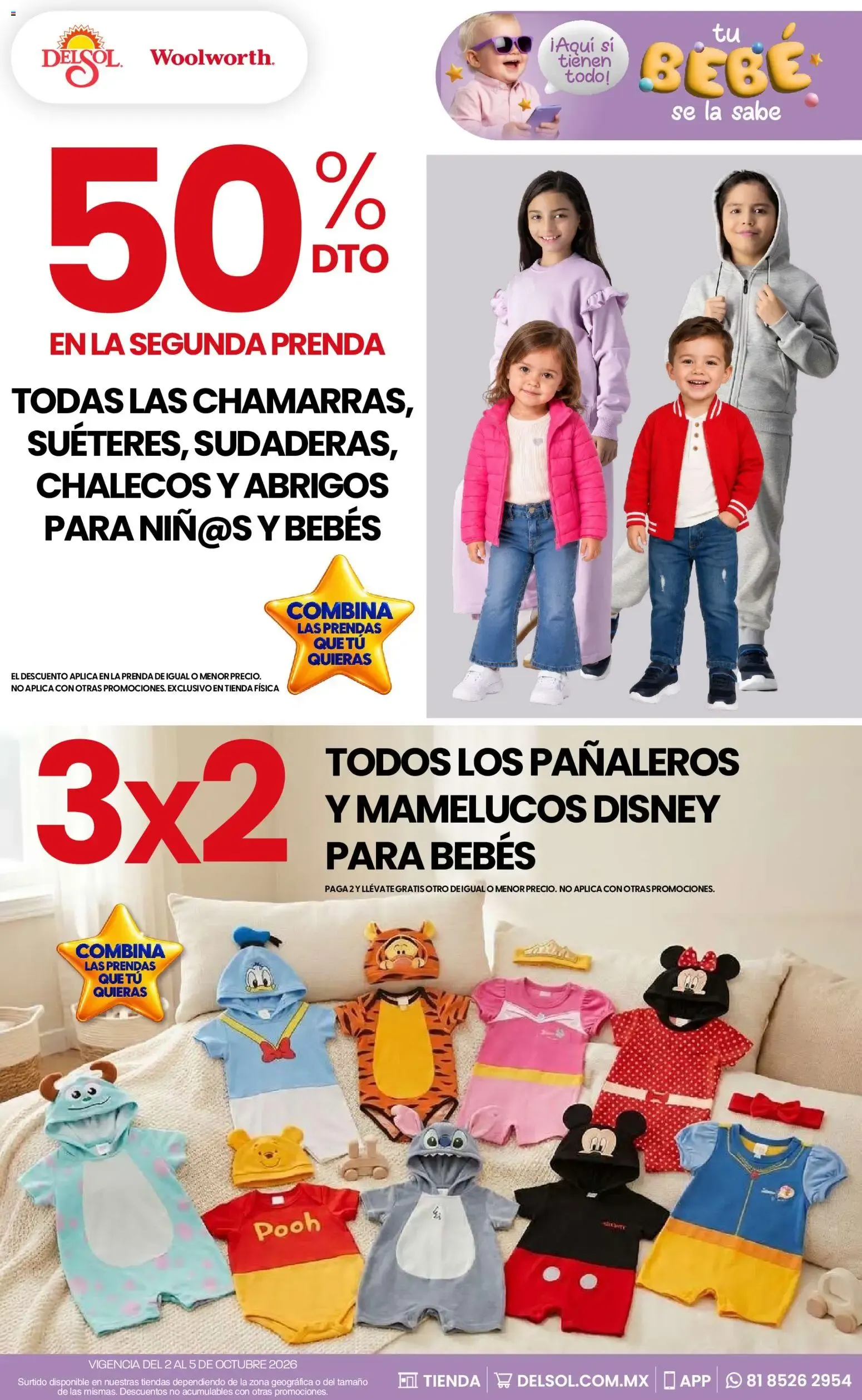 Catálogo de Del Sol y Woolworth catálogo Tu bebé se la sabe (02/10/2026 - 05/10/2026) - catálogo en línea 2 de octubre al 5 de octubre 2026 - Pagina 2