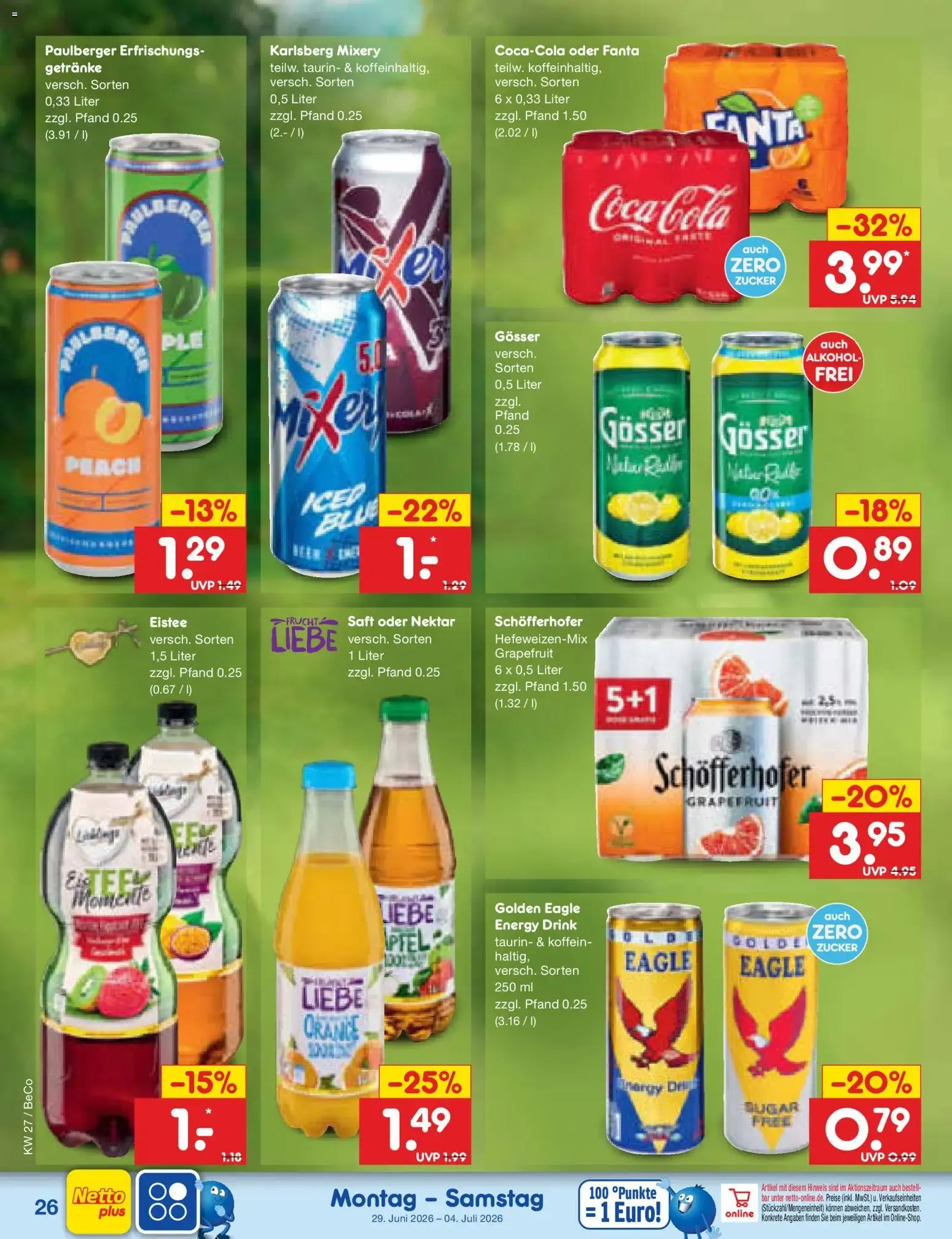 Netto Marken-Discount Prospekt (ab 29.06.2026) » Angebote von 29. Juni bis 4. Juli 2026 - Prospekt seite 38