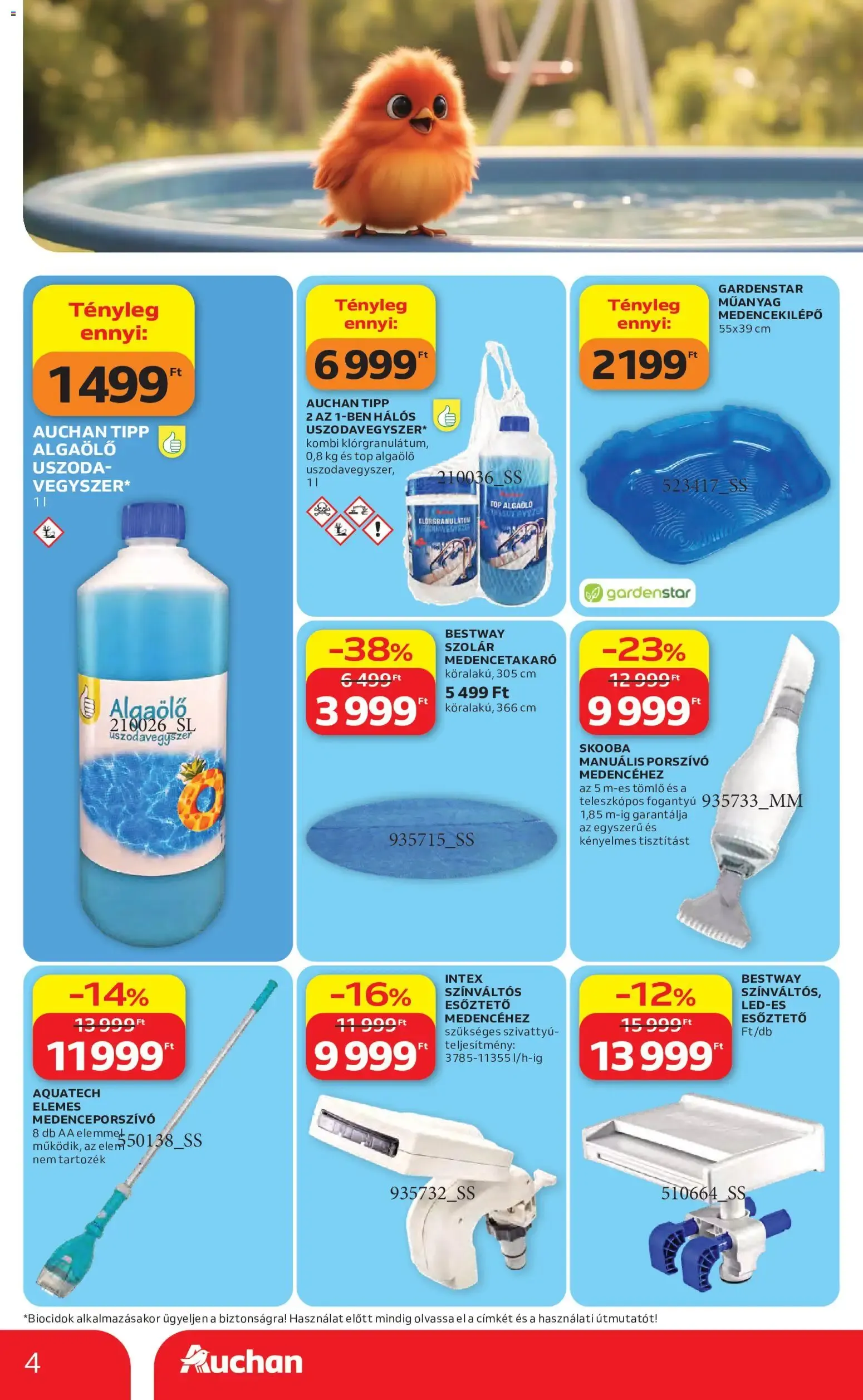 Katalógus Auchan Nyári extra ajánlataink - 2026.06.11. -tól/töl > akció, lapozható szórólap 🛍️ június 11.-tól július 1.-ig 2026. - Oldal 4