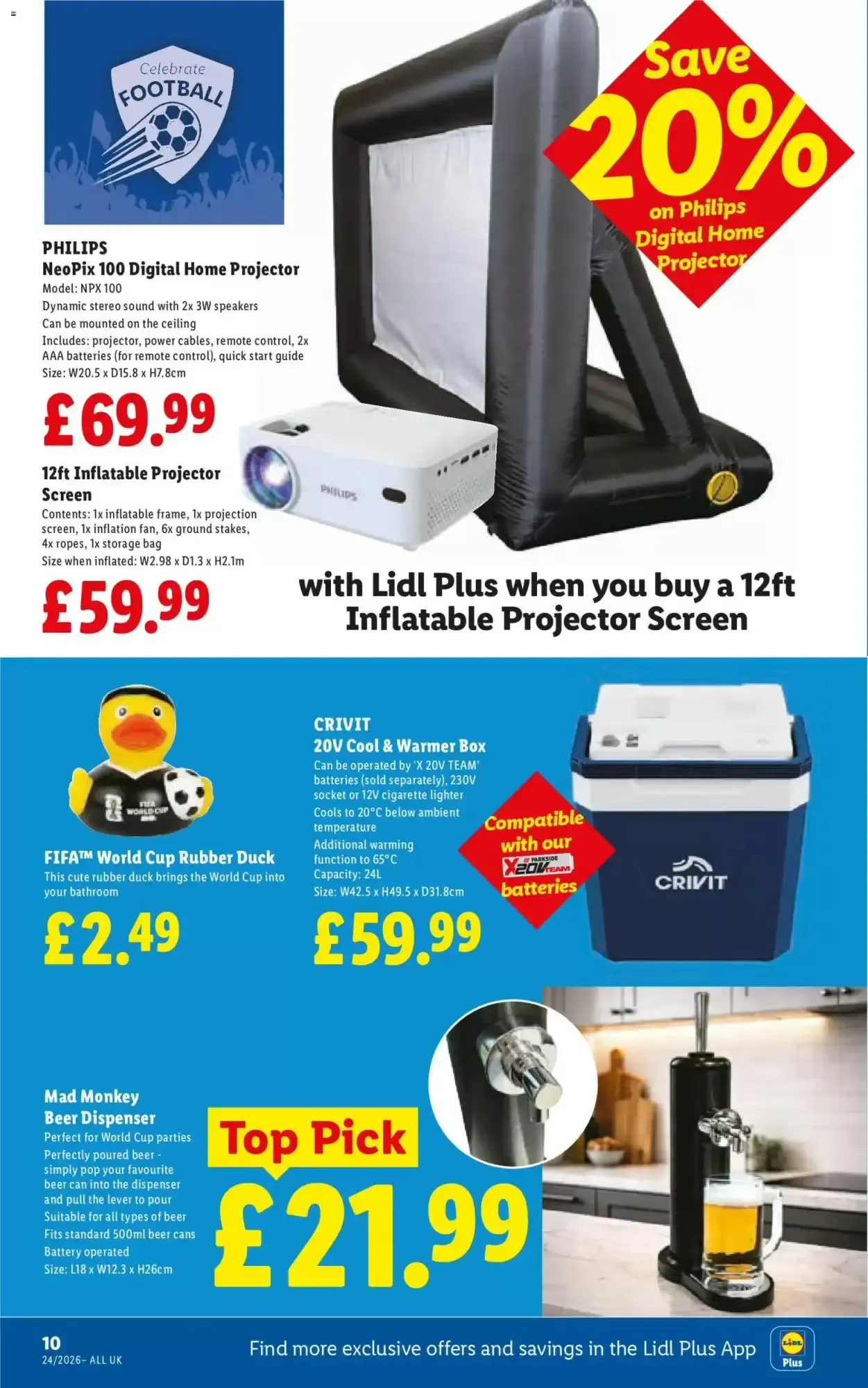 Lidl: Getting Match-Ready (England) from 11 June to 17 June 2026 - Catalogue Page 10