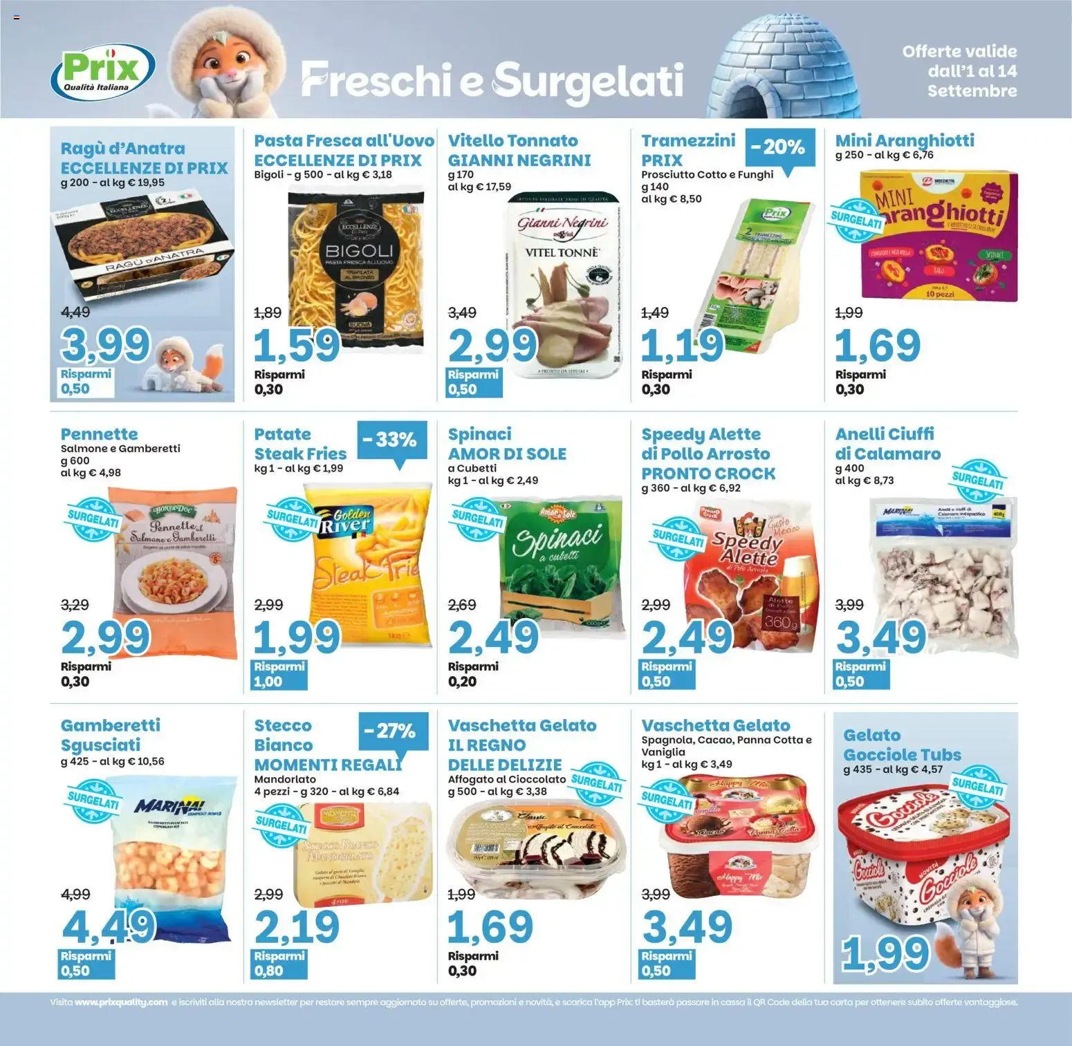 Volantino Prix Qualità Italiana da 1 settembre a 14 settembre di 2026 - Pagina del volantino 15