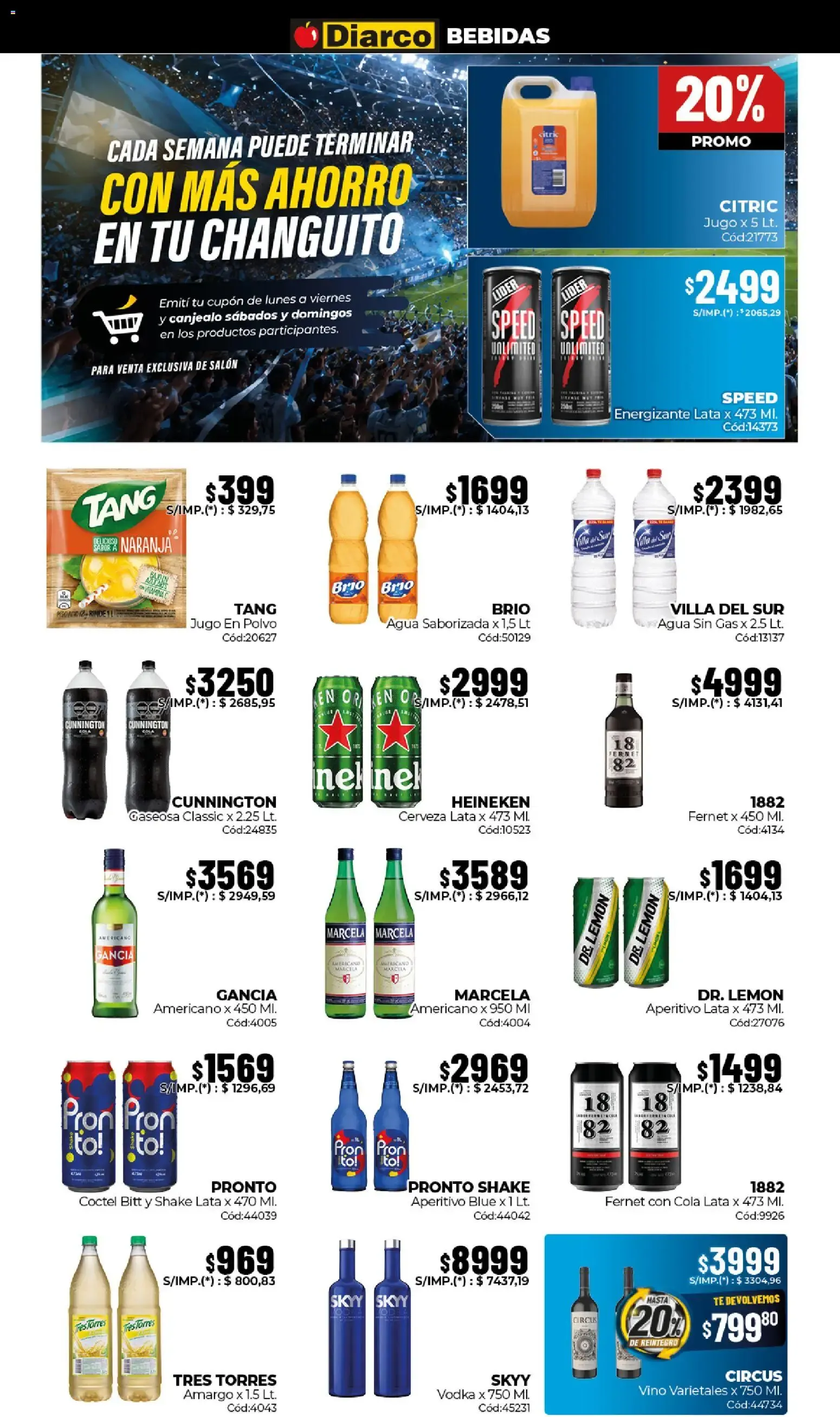 Ofertas de Diarco Ahorros Mundiales 15 de junio al 19 de junio 2026 - Página 8 del catálogo
