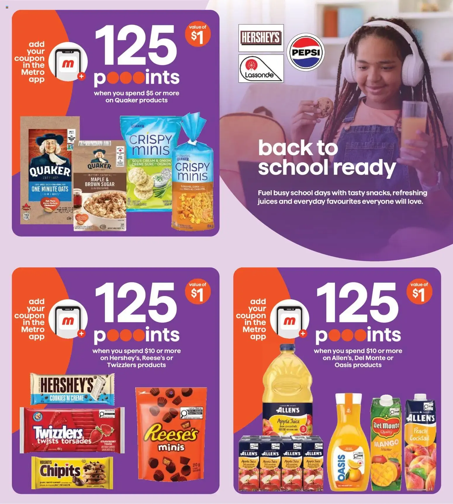 Metro Food Basics: Puntos Moi Rewards y Ofertas de Regreso a Clases from August 6 to August 19 2026 - flyer page 2