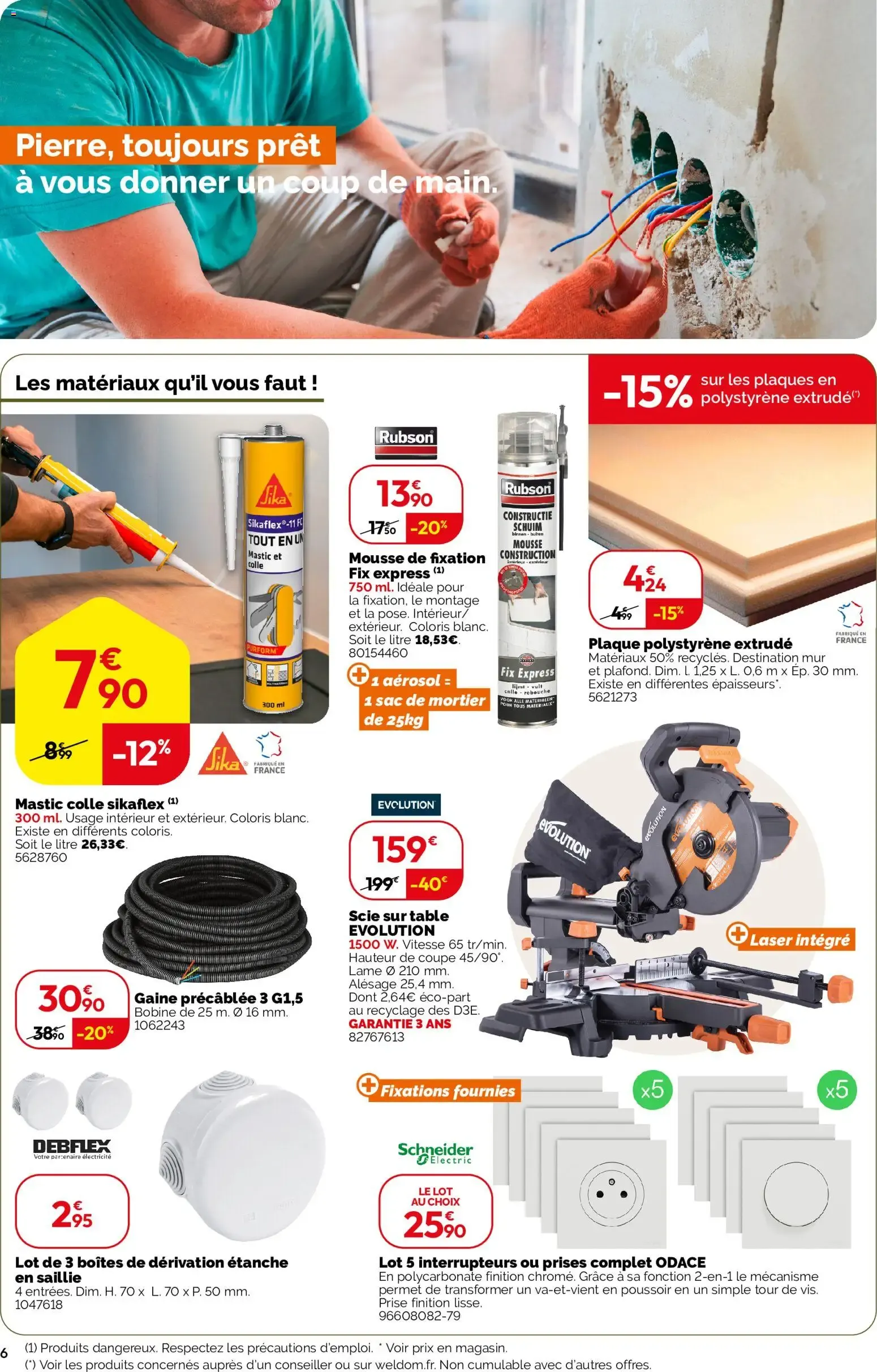 Weldom catalogue à partir du 22/07/2026 - promo en ligne du 22 juillet au 18 août 2026 - Catalogue page 6