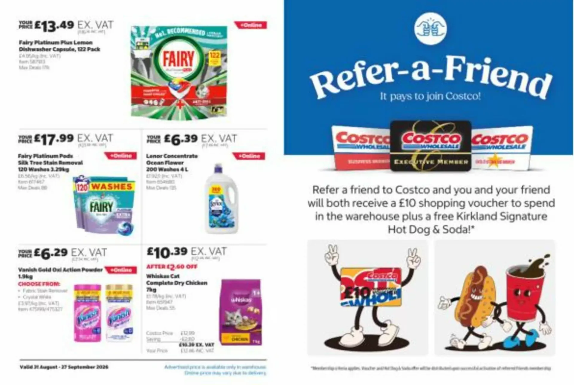 Costco leaflet from 31 August to 27 September 2026 - Catalogue Page 13