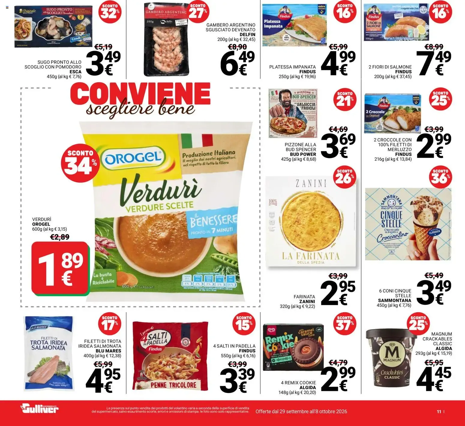 Nuovo Gulliver volantino dal 29/09/2026 > offerte anteprima 🛍️ da 29 settembre a 8 ottobre di 2026 - Pagina del volantino 11