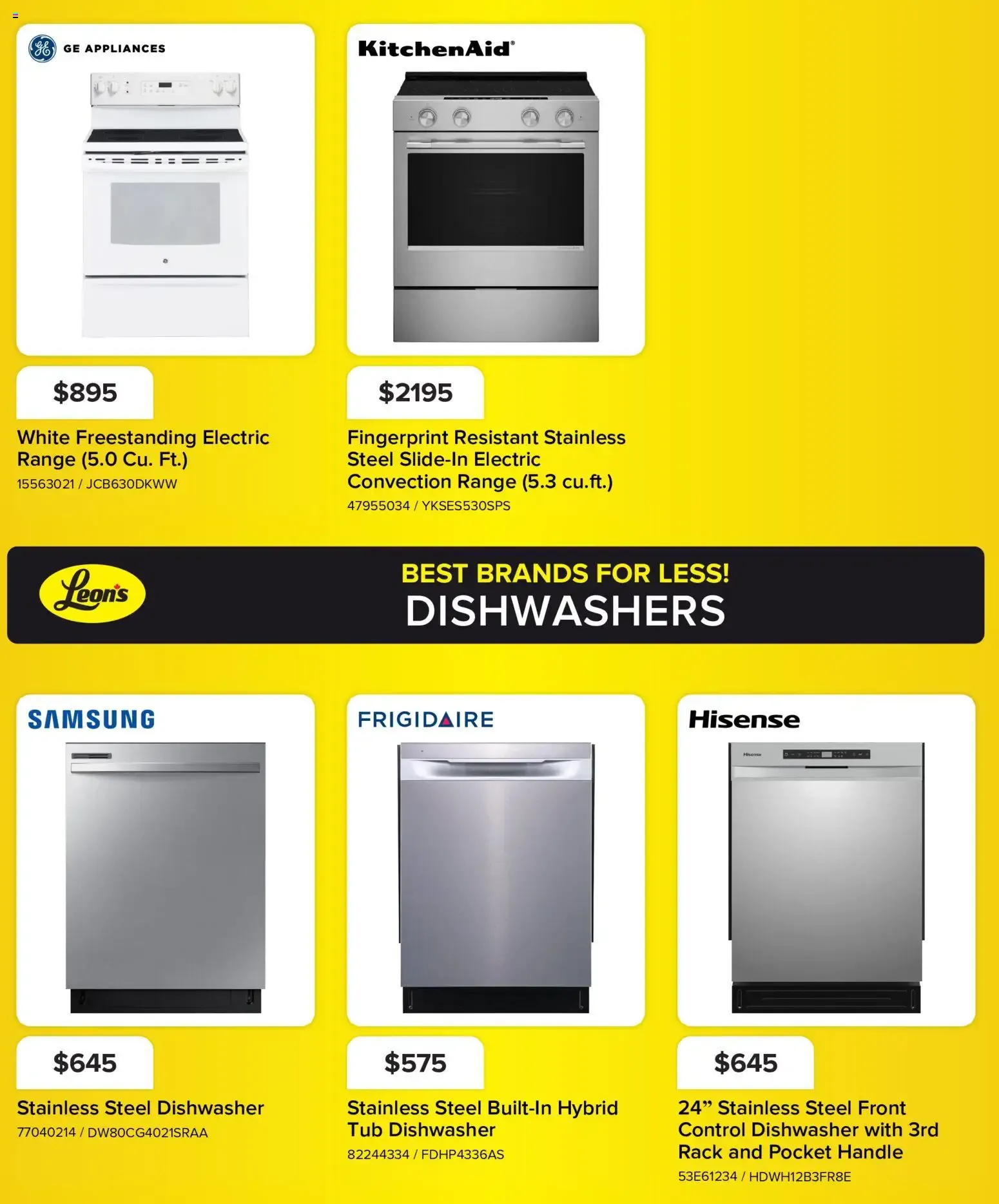 Leon's flyer - BBFL Appliances from Oct 1, 2026 > weekly specials & deals from October 1 to October 7 2026 - flyer page 6