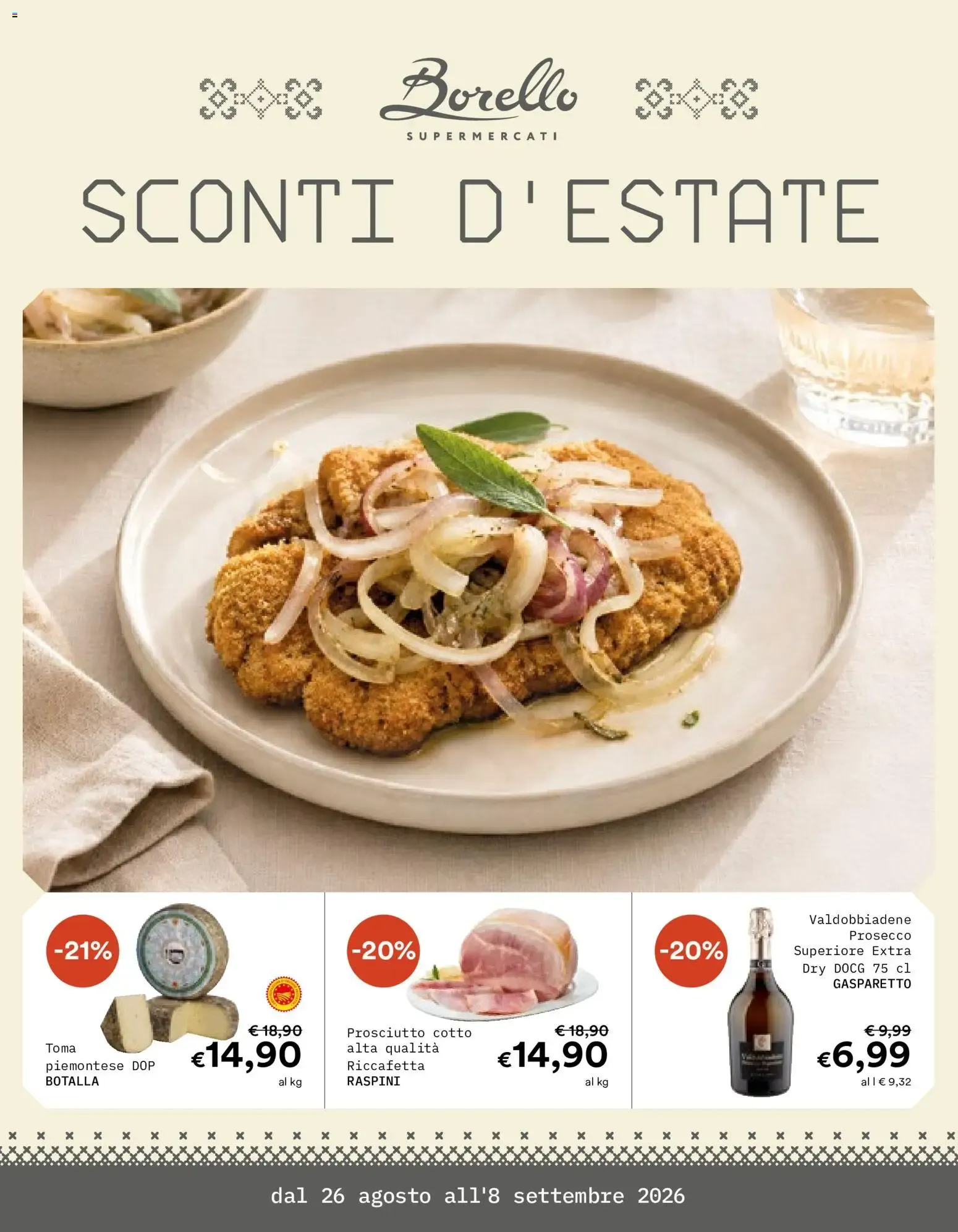 SCONTI D'ESTATE da 26 agosto a 8 settembre di 2026 - Pagina del volantino 1