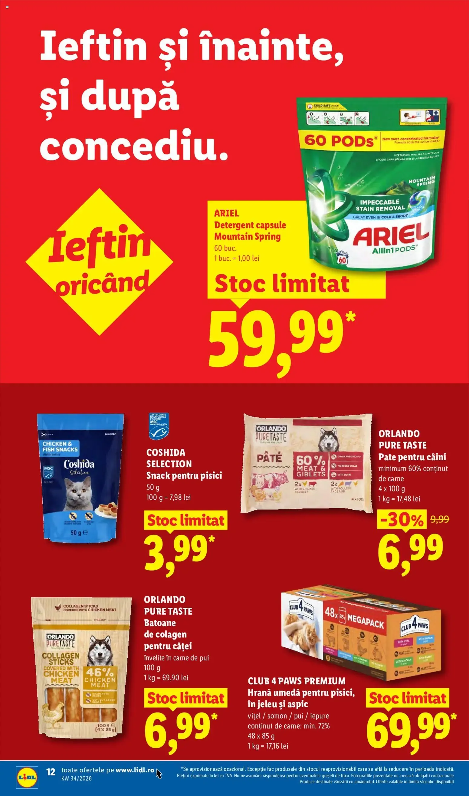 Catalog Catalog LIDL 17.08.2026 - Oferta și Revista online de la 17 august până la 23 august 2026 - Revista Pagina 12