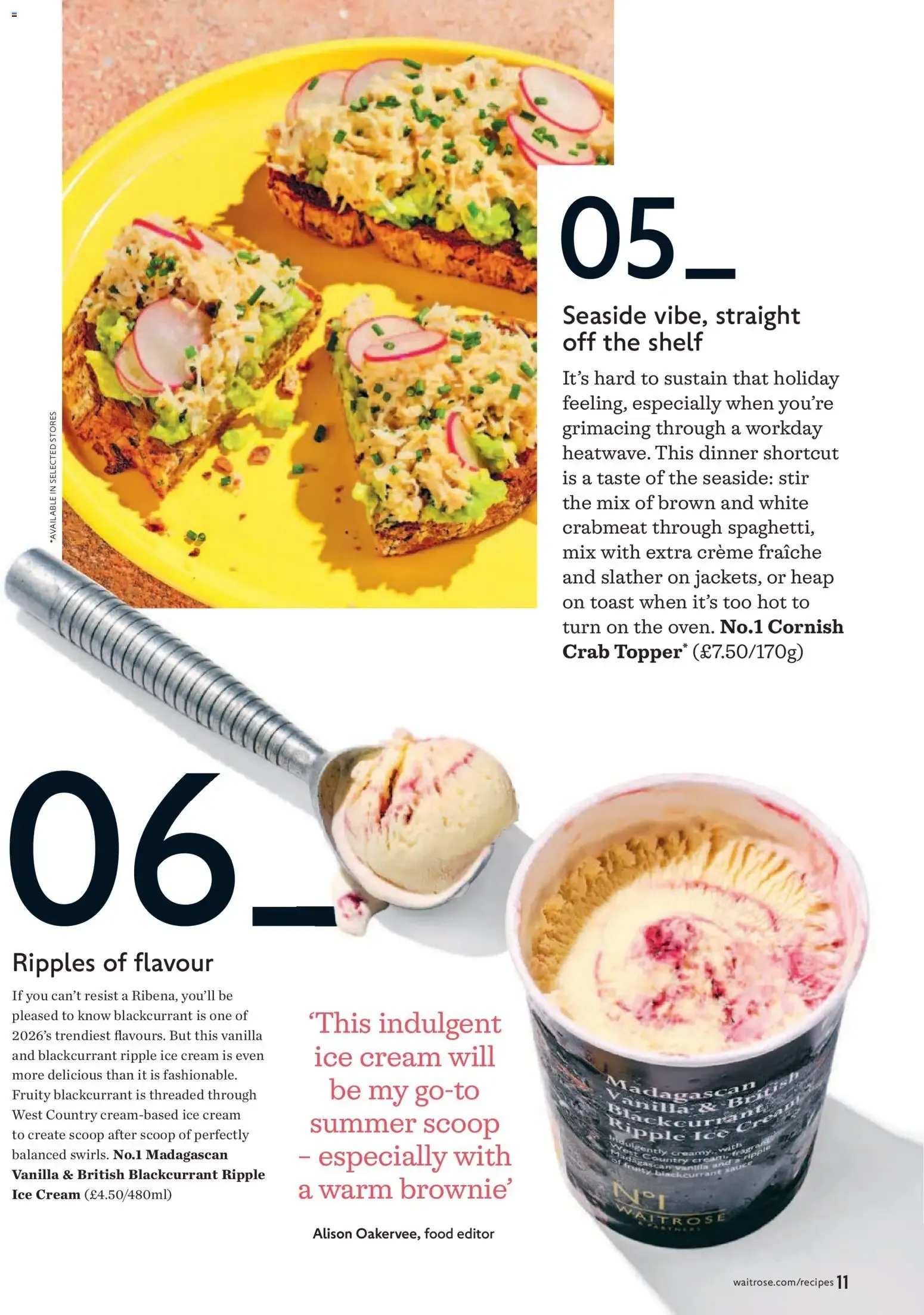 Waitrose & Partners FOOD from 1 July to 31 August 2026 - Catalogue Page 11