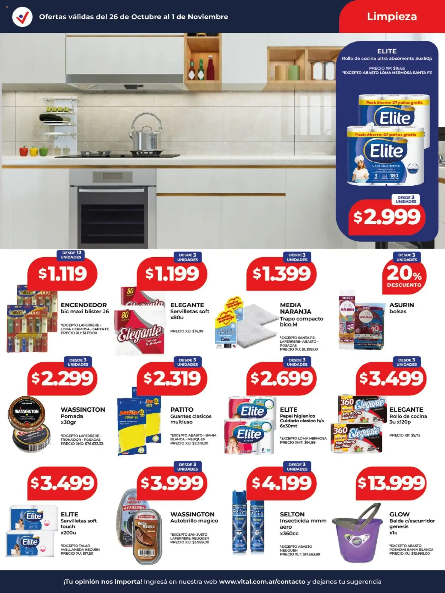 Ofertas de Vital - Ofertas || del 26/10/2026 - 01/11/2026 || Catálogo 26 de octubre al 1 de noviembre 2026 - Página 13 del catálogo