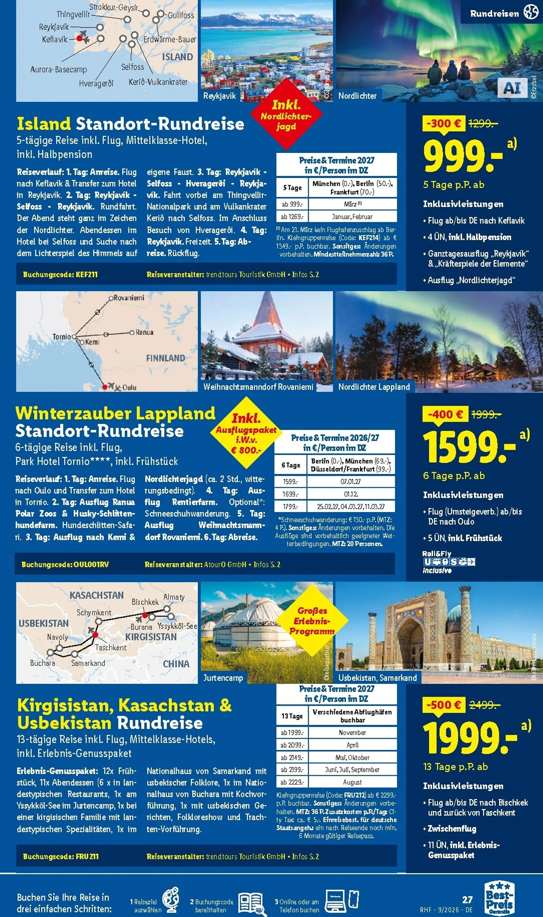 Jetzt den Sommer verlängern von 29. August bis 30. September 2026 - Prospekt seite 27