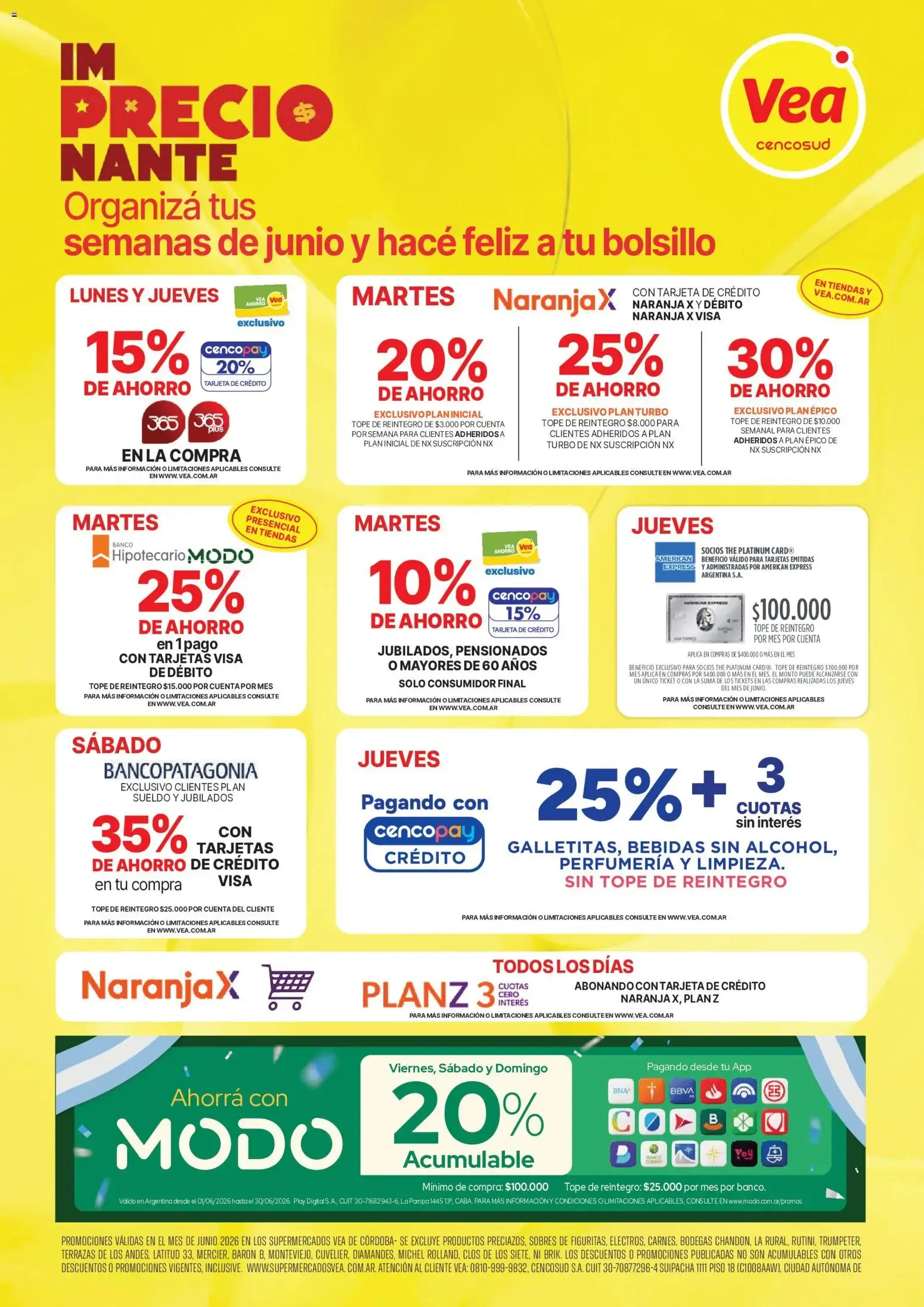 Ofertas de Vea - Volante imPRECIOnante Córdoba del 09/06/2026 - 17/06/2026 9 de junio al 17 de junio 2026 - Página 10 del catálogo