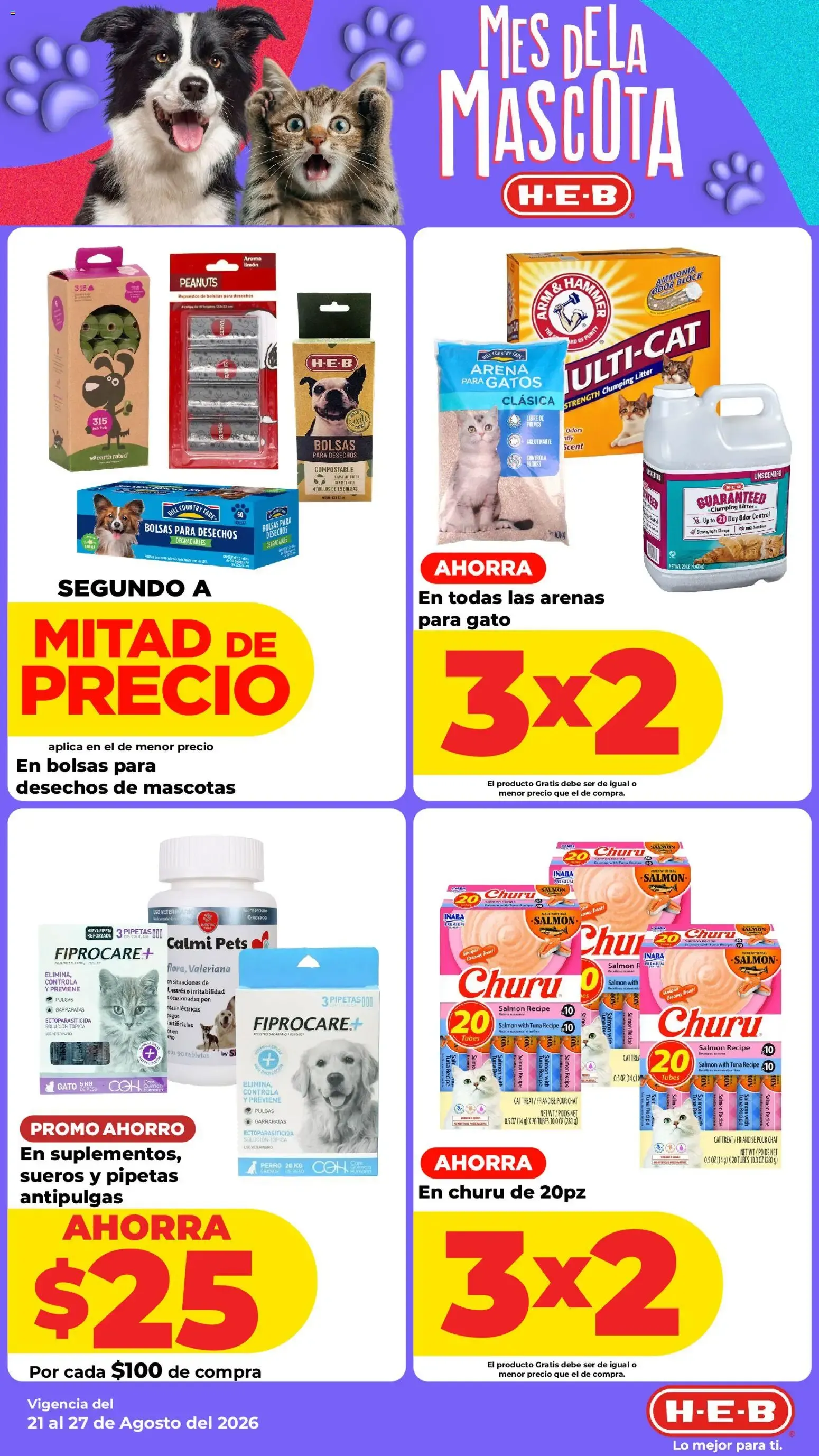 Catálogo de H-E-B: Precios Bajos en Carnes para Asar 21 de agosto al 24 de agosto 2026 - Pagina 16