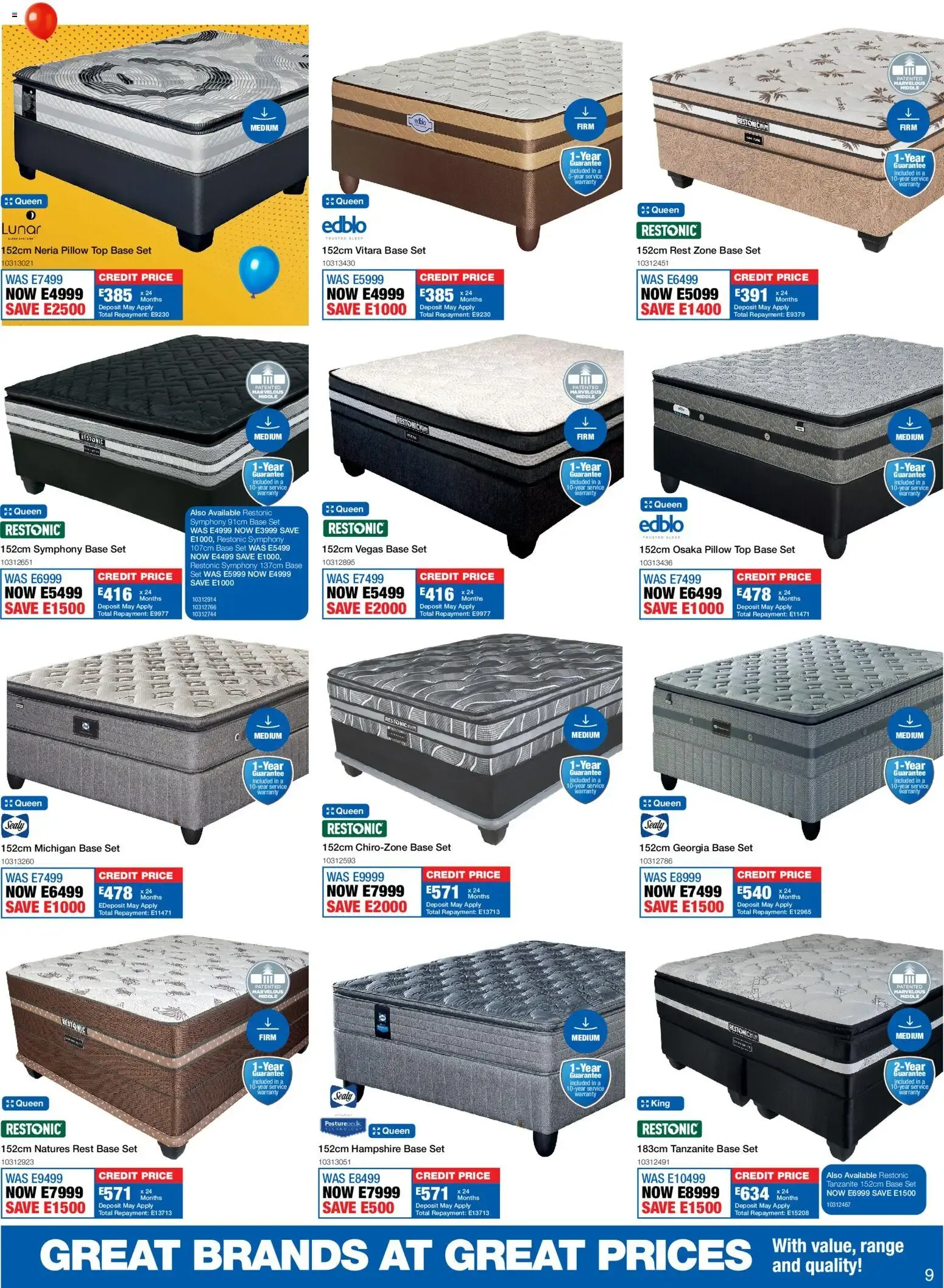 OK Furniture Birthday Sale from 15 June to 12 July 2026 - Catalogue Page 9