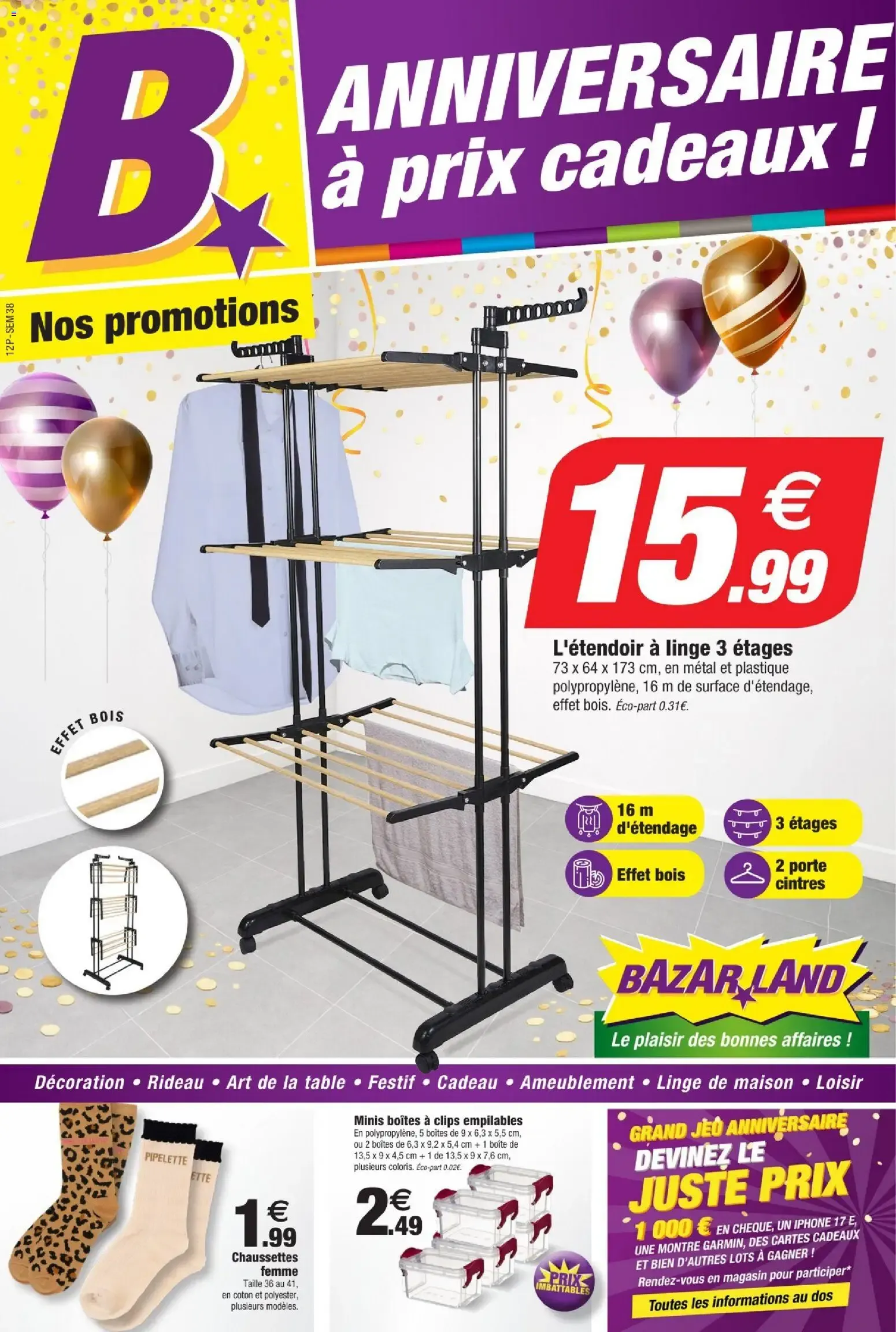 Bazarland catalogue à partir du 02/09/2026 - promo en ligne du 2 septembre au 13 septembre 2026 - Catalogue page 1