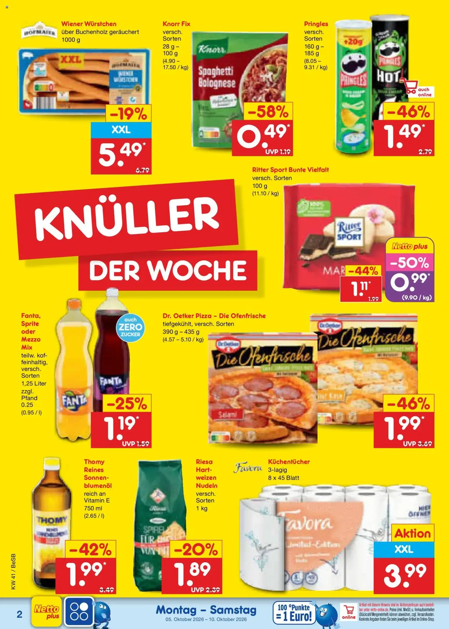 Netto Marken-Discount Prospekt (ab 05.10.2026) » Angebote van 5 oktober tot 10 oktober 2026 - Folder pagina 2