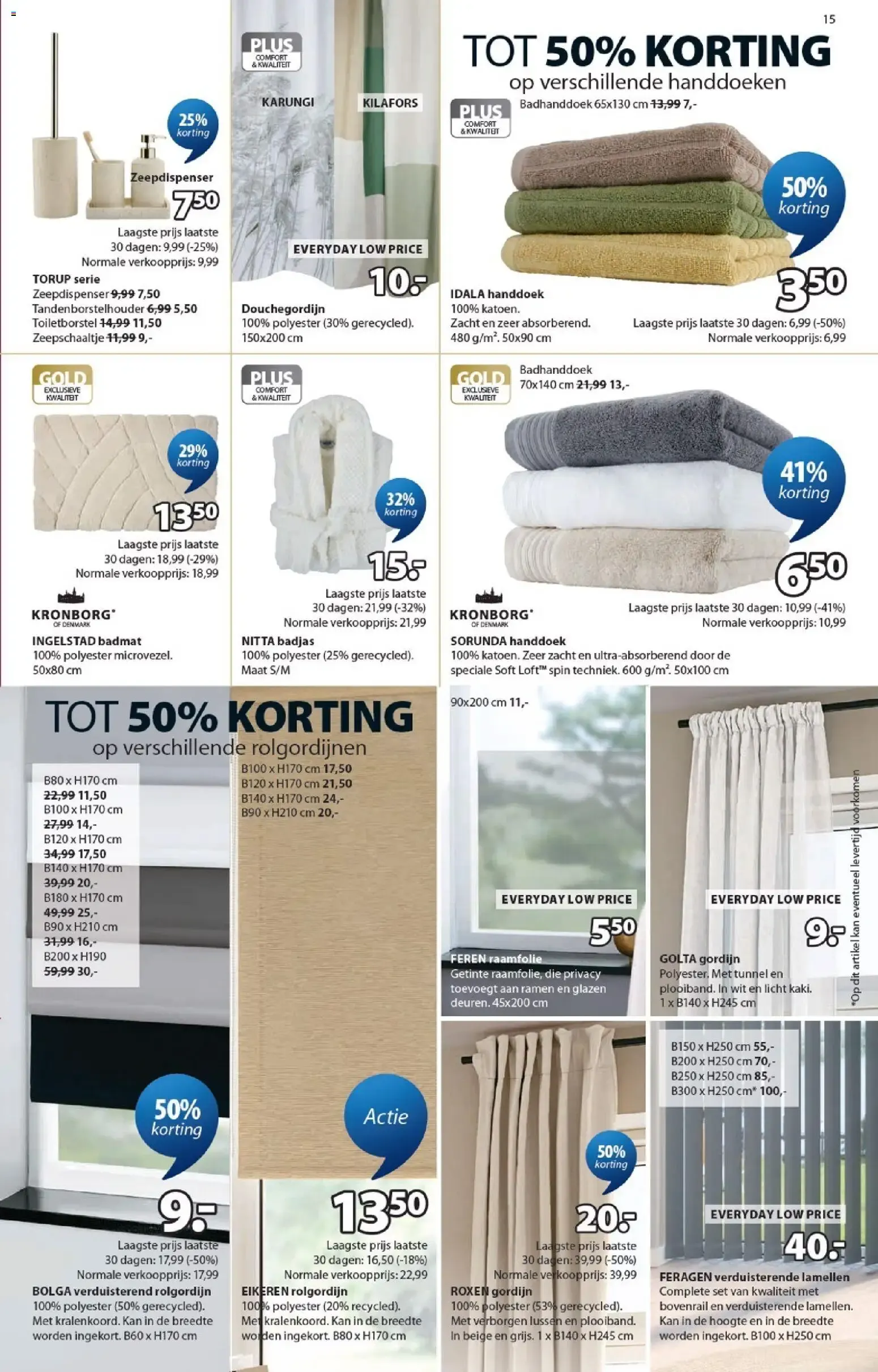 JYSK Scandinavian Sleeping & Living - SALE van 22 juni tot 5 juli 2026 - Folder pagina 15
