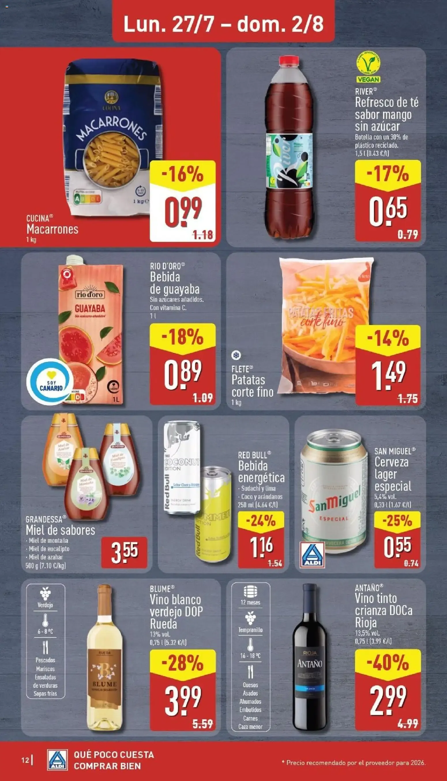 Catálogo de Aldi: Frescura a precios para tirarse a la piscina 27 de julio al 2 de agosto 2026 - Página 12
