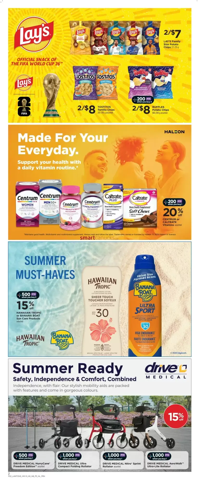 Lawtons Drugs flyer week 27 from July 3 to July 9 2026 - flyer page 3