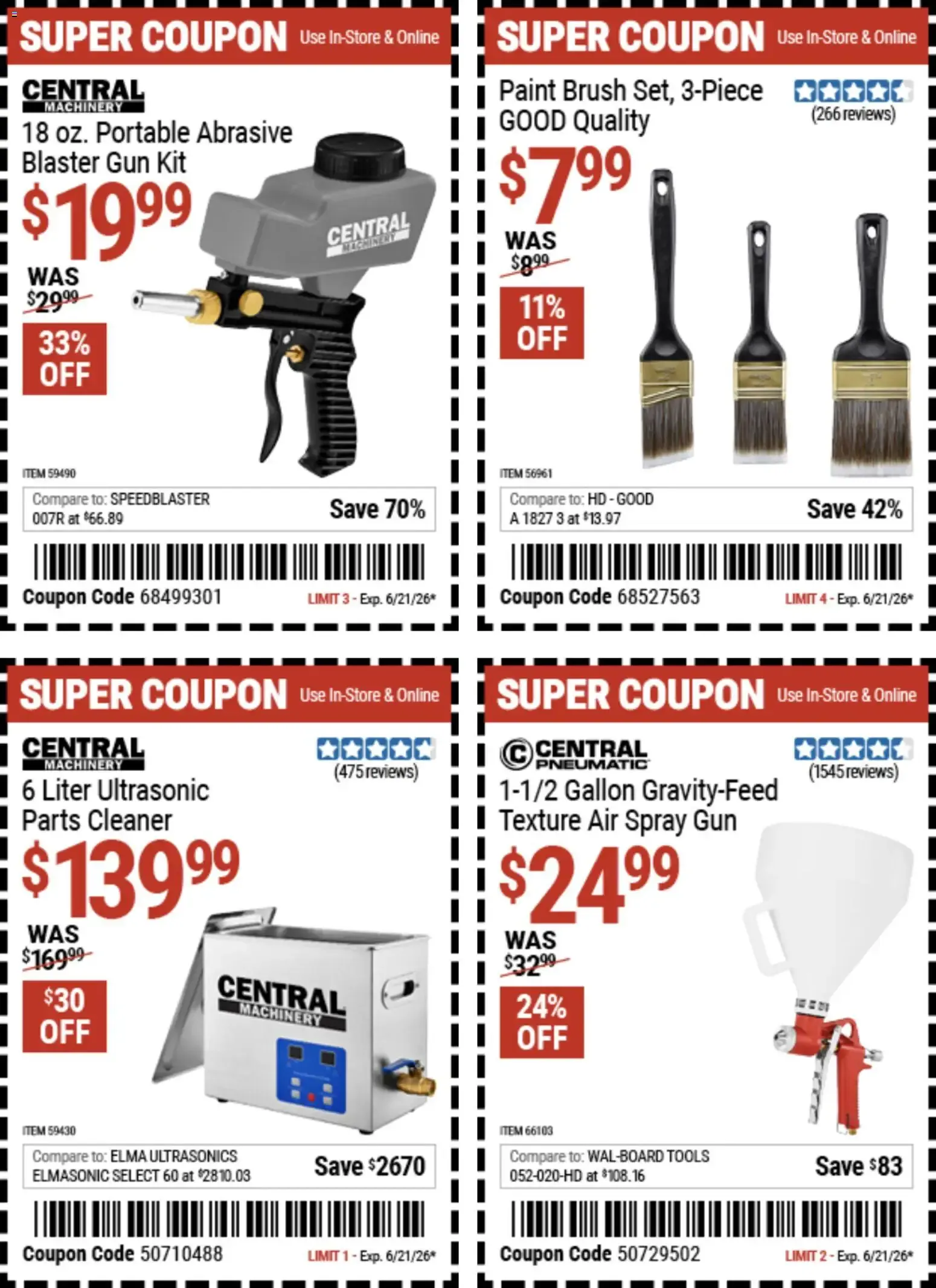 Weekly ad Harbor Freight Weekly Ad (06/08 - 06/21 2026) - Flyer from June 8 to June 21 2026 - Page 4