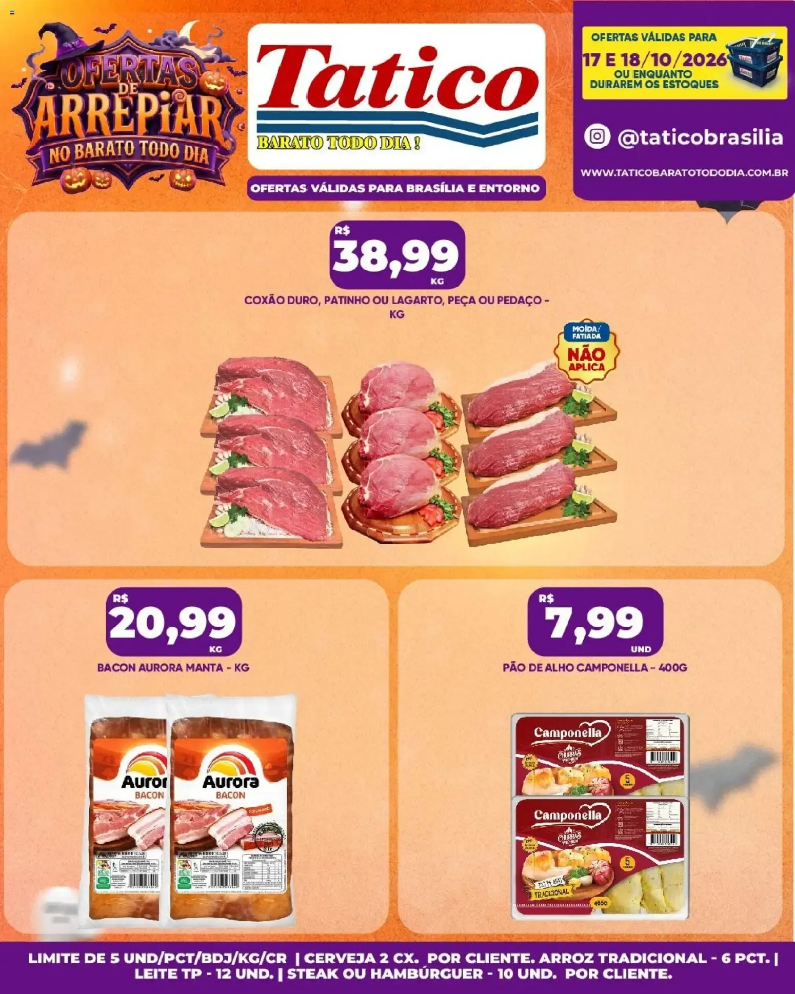 Encarte de Tatico ofertas Fim de Semana de 17/10/2026 | Promoções Online 17 de outubro até 18 de outubro 2026 - Pagina 13