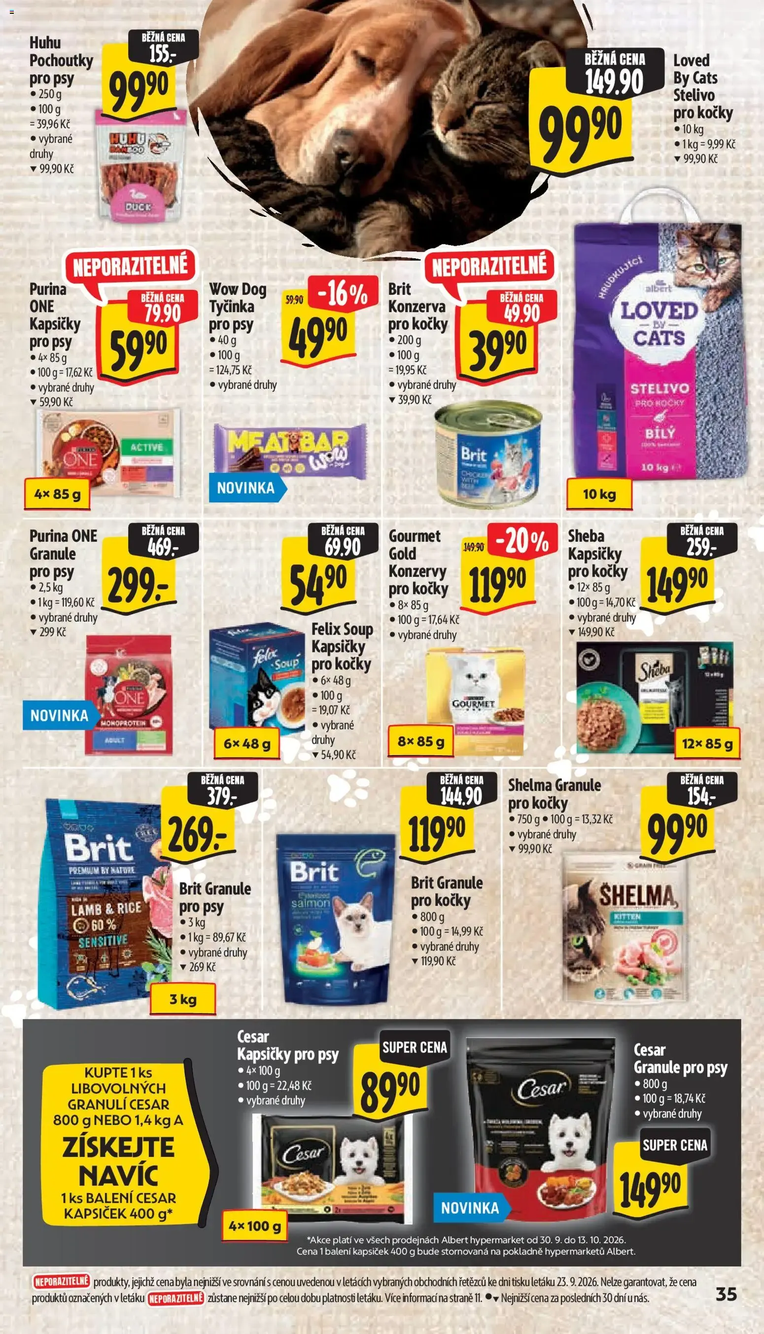Albert leták - Hypermarket od 30.09.2026 - Akční leták - 30. září 6. října 2026 - Page 45