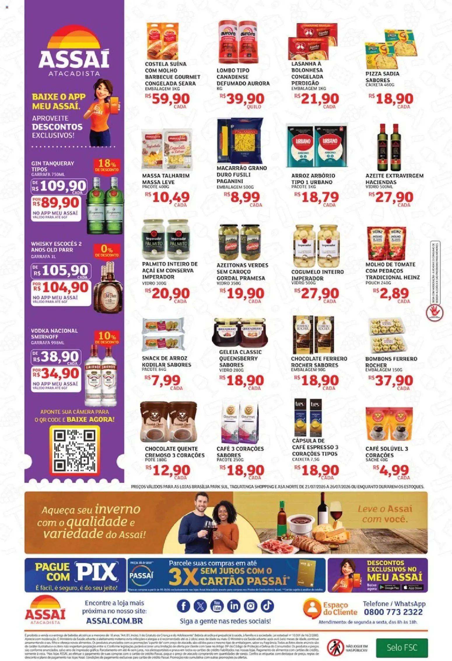 Encarte de Especial de Inverno Assaí Atacadista 21 de julho até 26 de julho 2026 - Pagina 2
