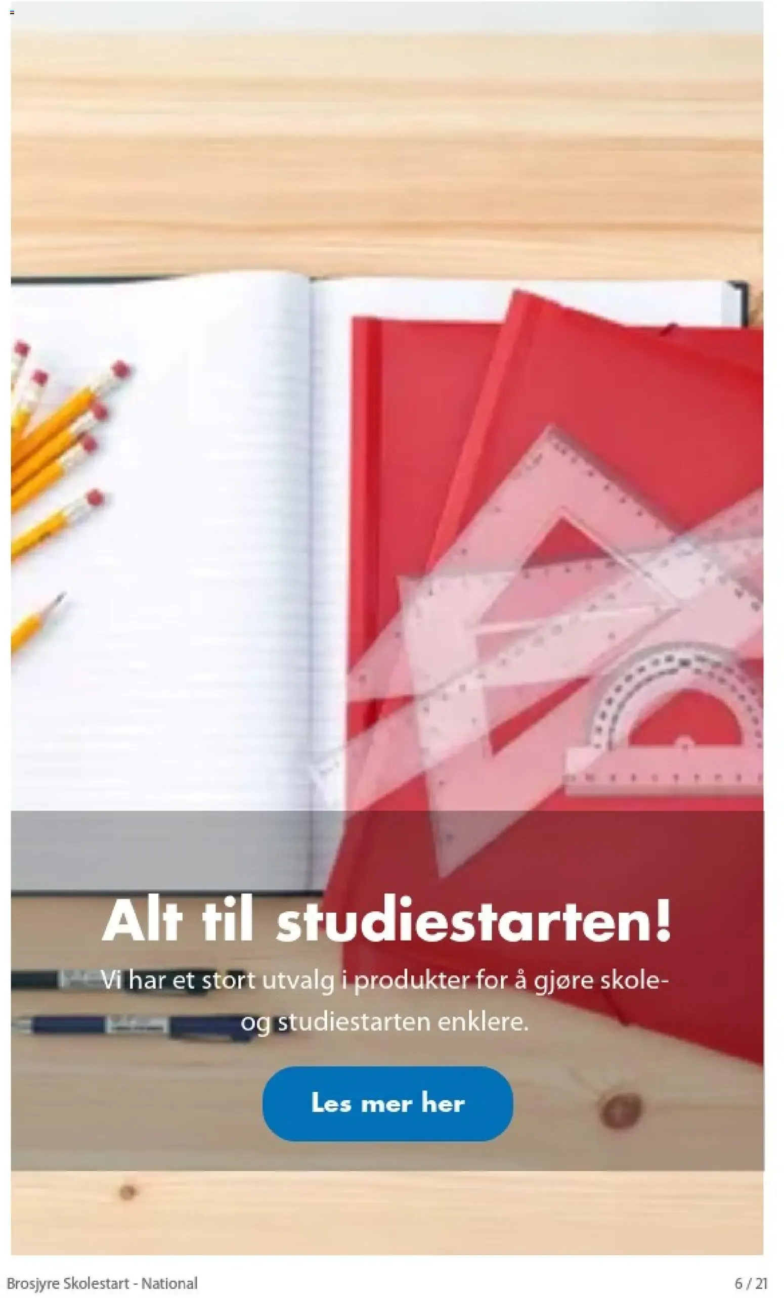 Biltema Brosjyre Skolestart - National (03/08/2026 - 30/08/2026) - Kundeavis og tilbud fra 3. august til 30. august 2026 - kundeavisside 6