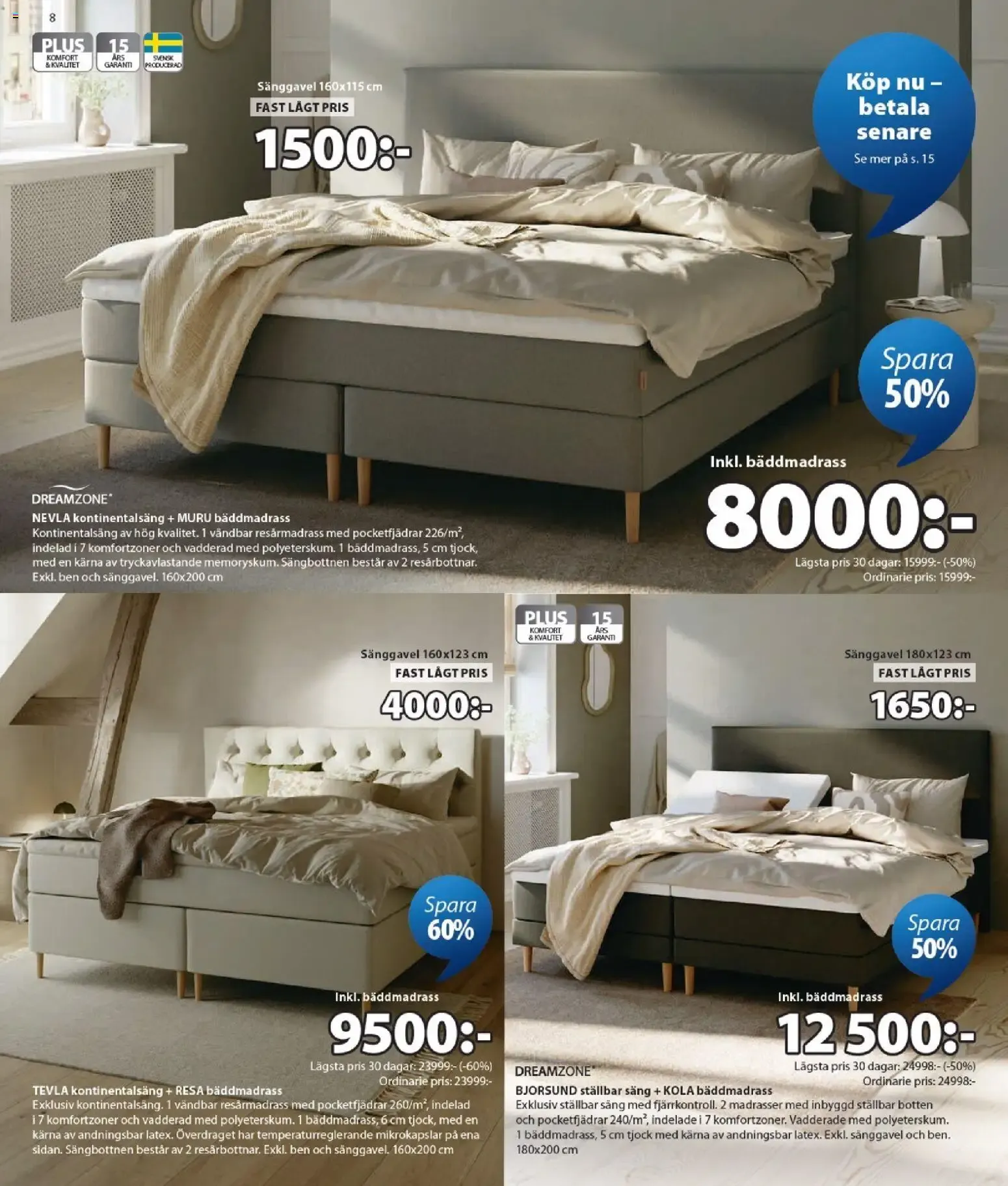 JYSK: Erbjudanden för hemmet och trädgårdsvaror från 27 juli till 6 september 2026 - Reklamblad sidor 8
