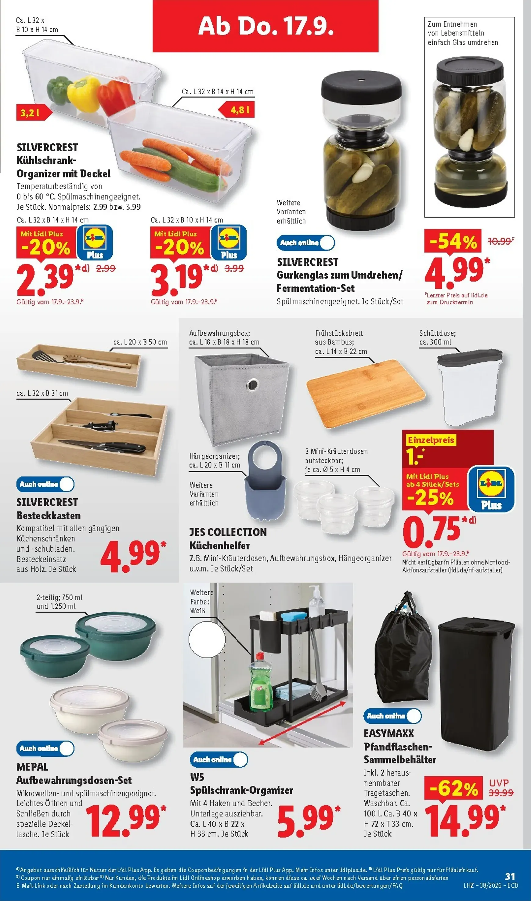 Lidl - Nonfood Prospekt nächste Woche – von Montag 14.09.2026 bis Samstag 19.09.2026 von 14. September bis 19. September 2026 - Prospekt seite 29