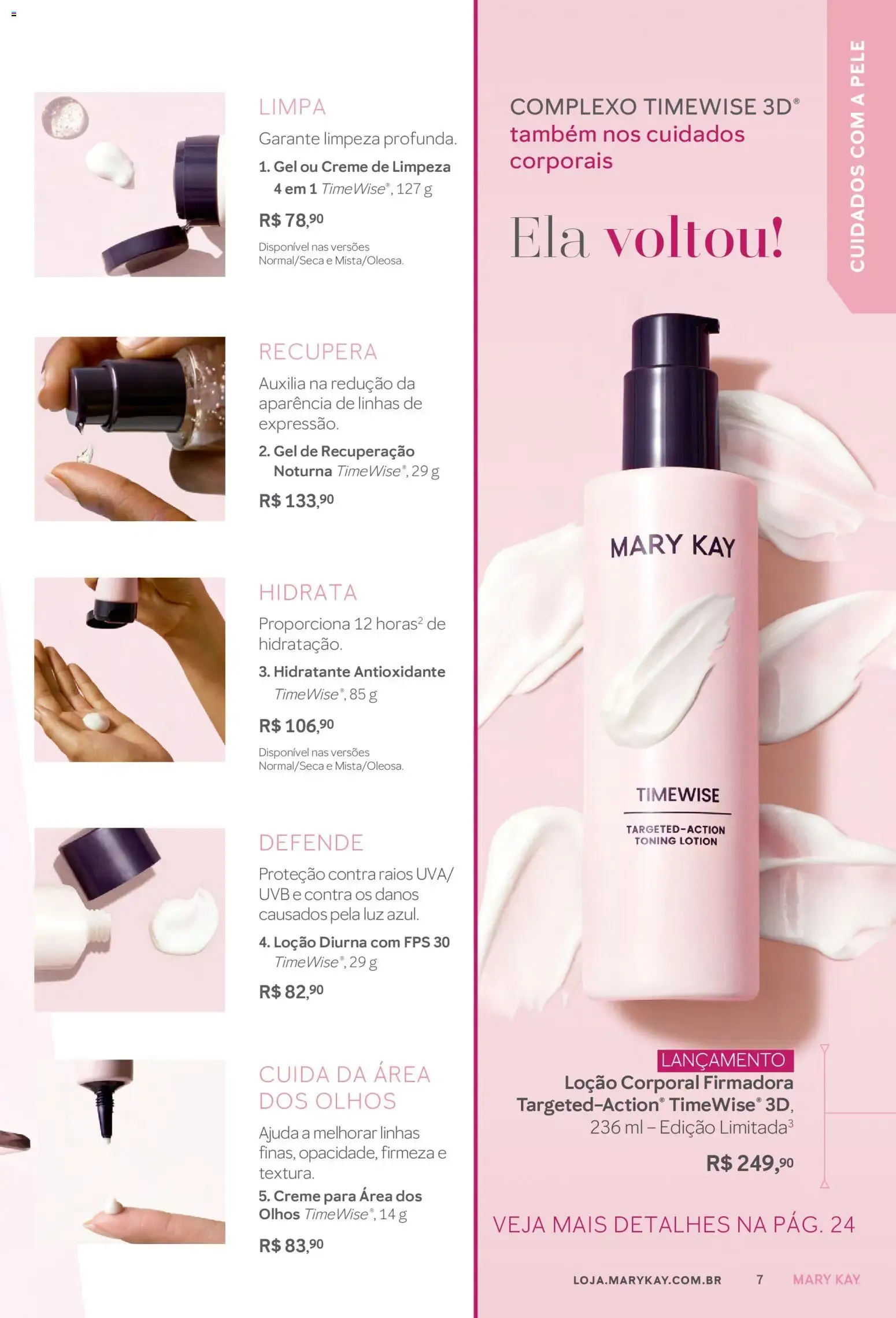 Encarte de Revista Mary Kay - Catálogo Agosto 2026 (01/08 - 31/08/2026) 1 de agosto até 31 de agosto 2026 - Pagina 7