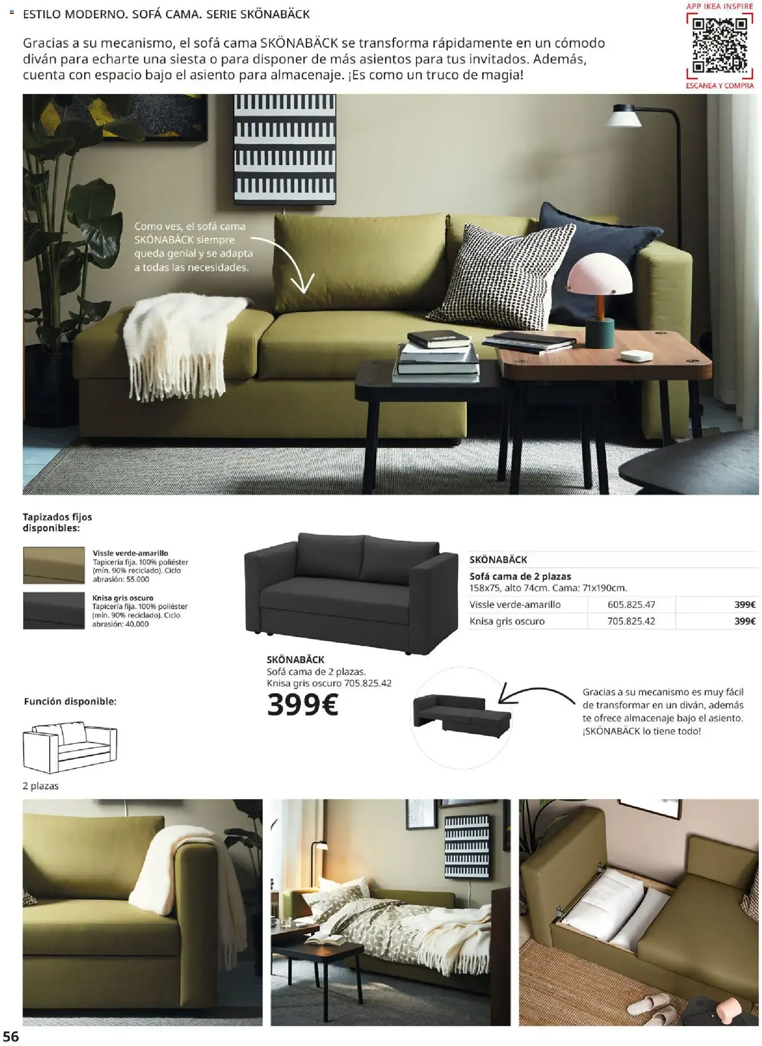 Catálogo de Guía de Compra Sofás IKEA 7 de mayo al 31 de agosto 2026 - Página 56