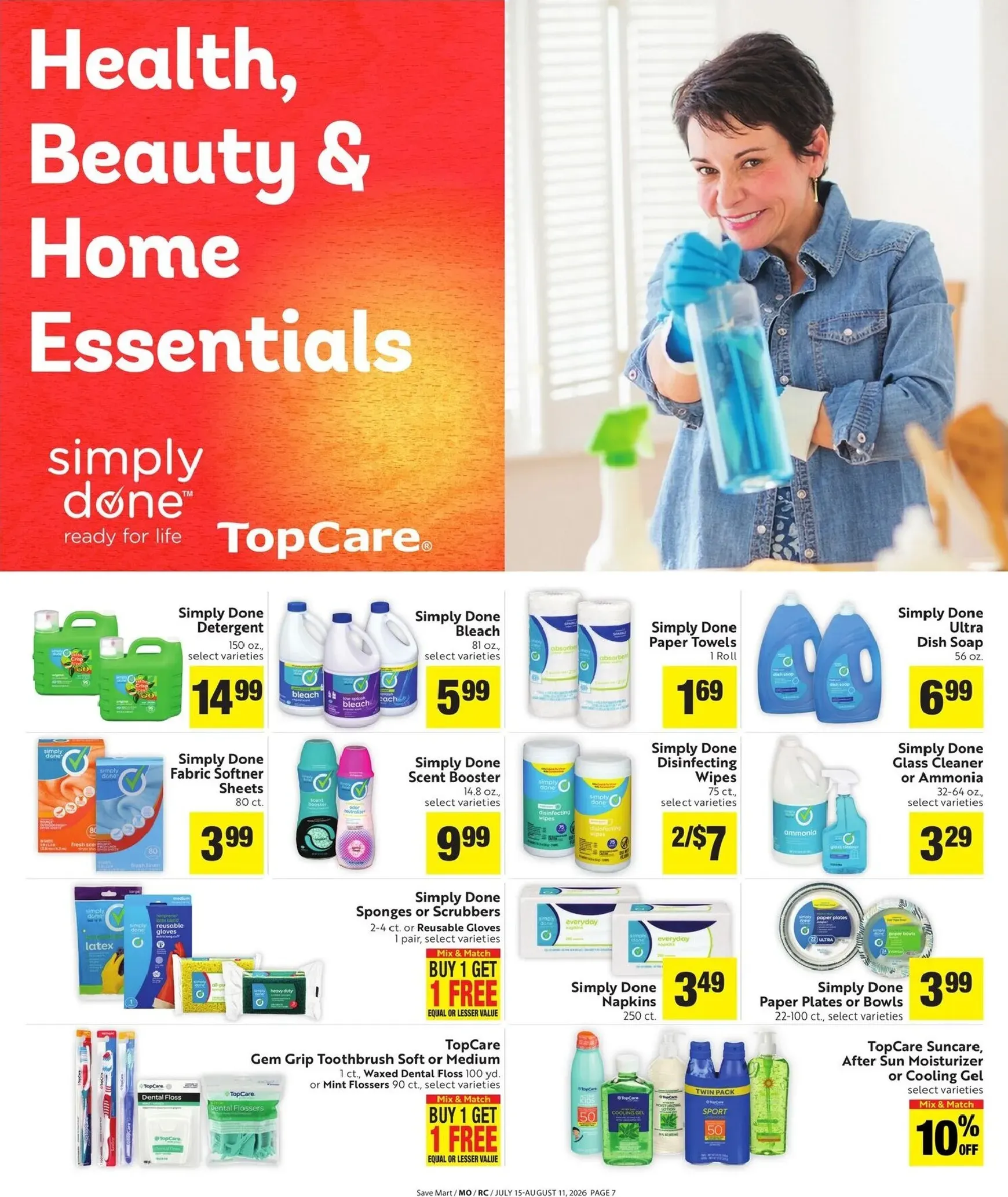 Weekly ad Save Mart: Save with Our Quality Brands from July 15 to August 11 2026 - Page 7