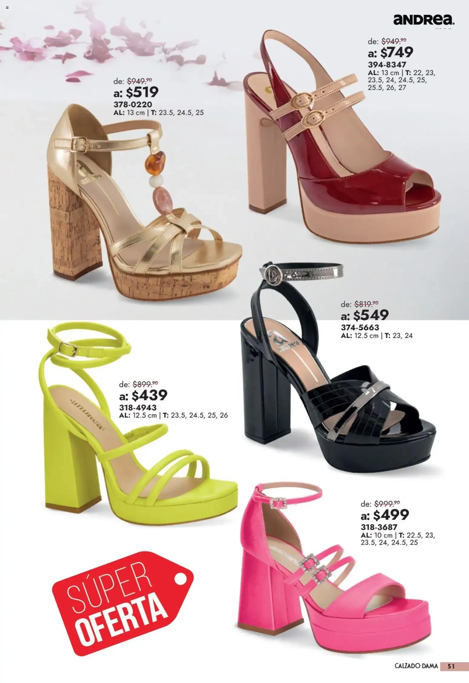Catálogo de Andrea + Outlet Segundas Rebajas 13 de septiembre al 3 de octubre 2026 - Pagina 51