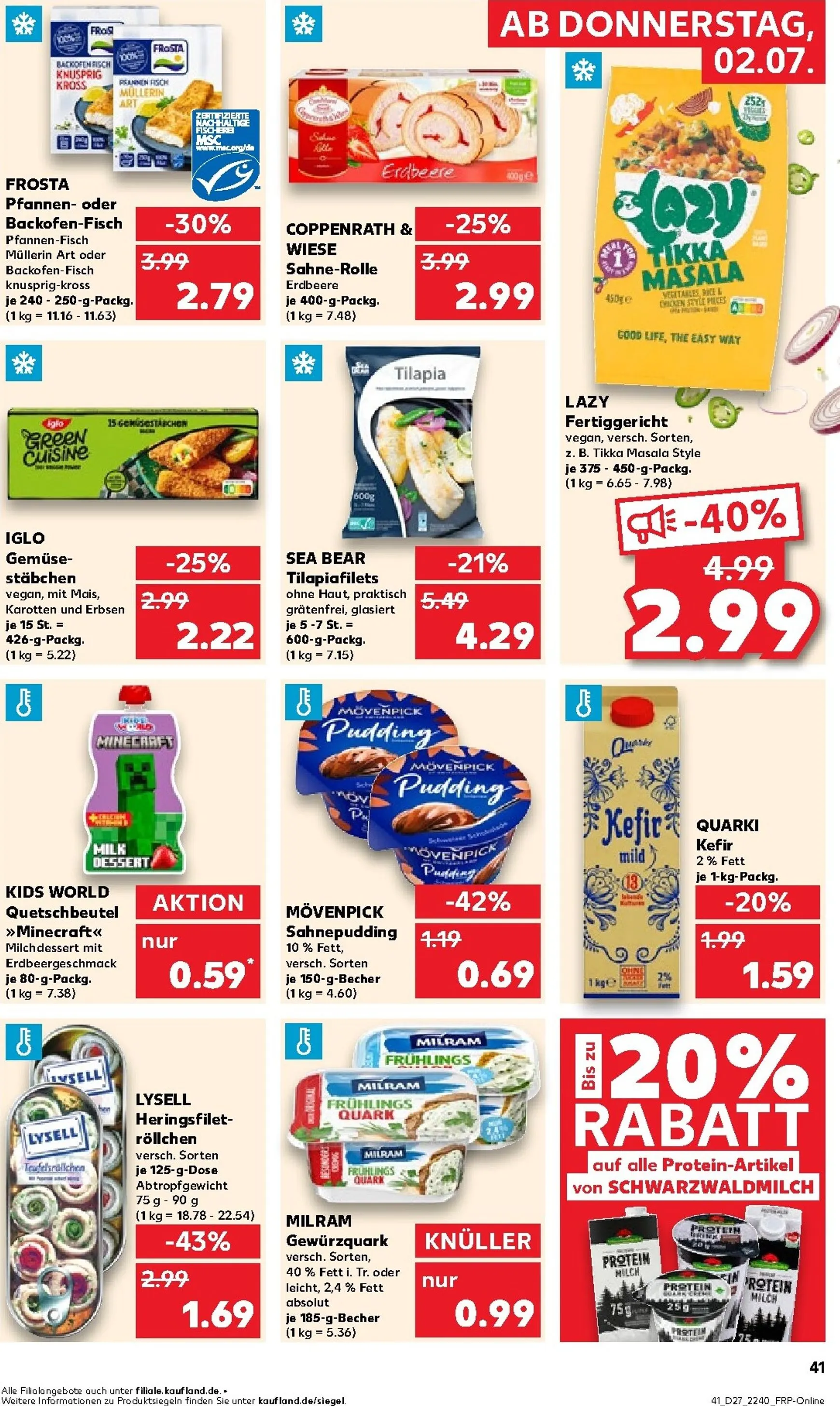 Kaufland Prospekt nächste Woche – von Donnerstag 02.07.2026 bis Mittwoch 08.07.2026 von 2. Juli bis 8. Juli 2026 - Prospekt seite 40